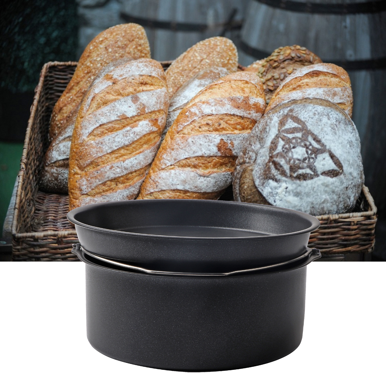 Friteusenzubehör, Kuchenform, Pizzablech, Haushalts-gebäckform, Kuchenbackblech, 20 Cm Küchenhelfer