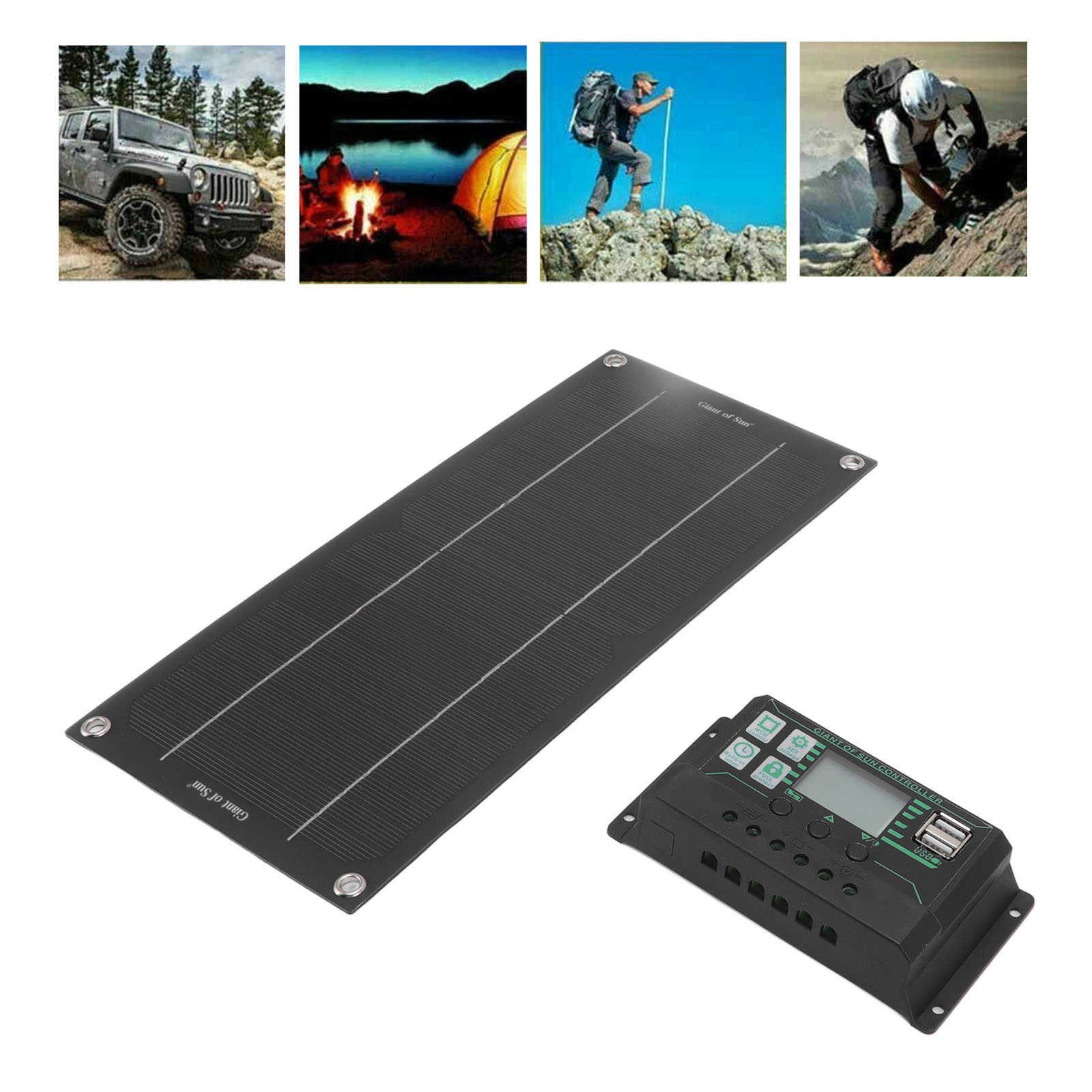 600-w-solarpanel-set, 18-v-100-a-batterieladegerät/regler Für Wohnwagen, Wohnmobile Und Mobilheime