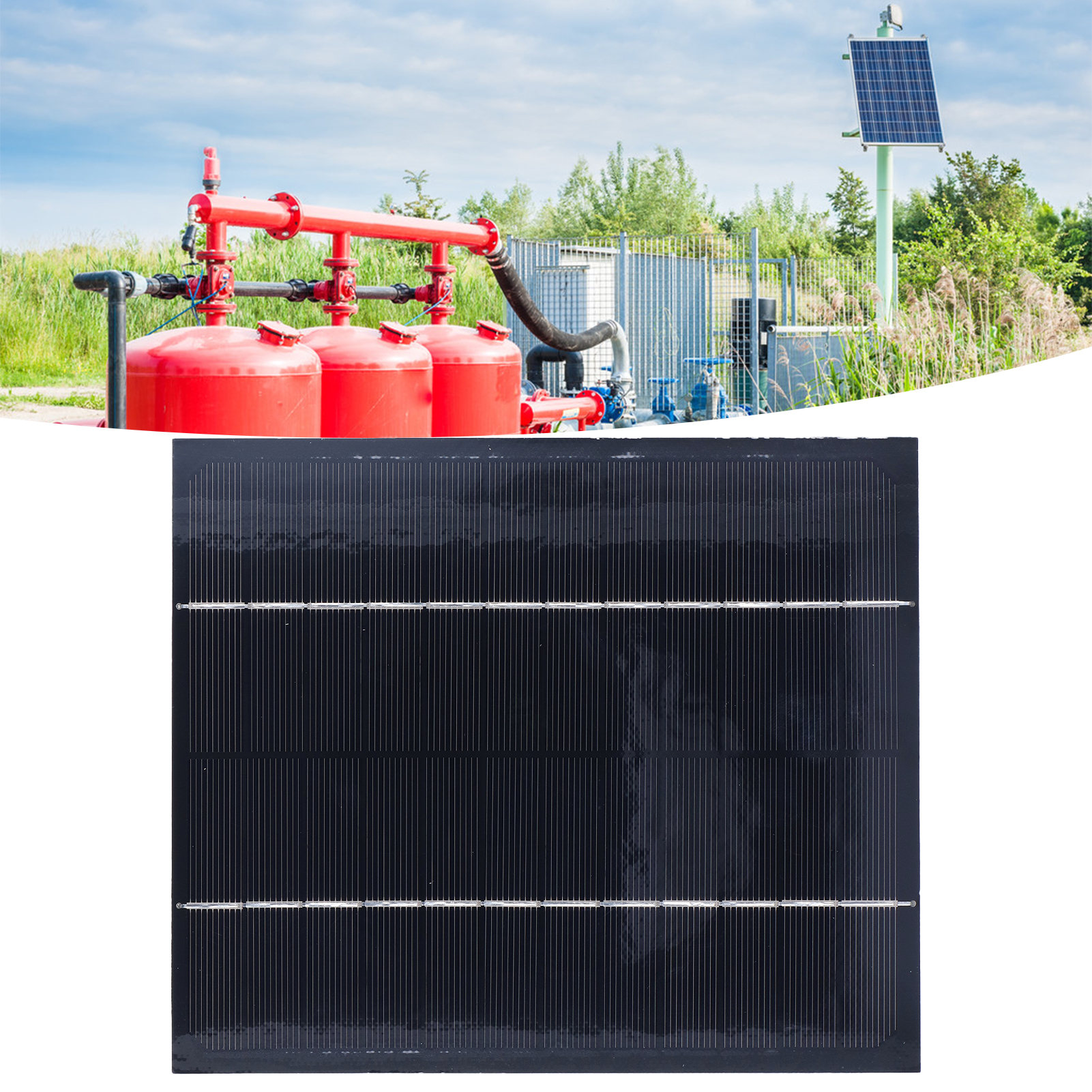 6-w-12-v-solarpanel, Solarplatte Aus Epoxidharz, Pet-laminat, Diy-solarpanel, Monokristallines Silizium