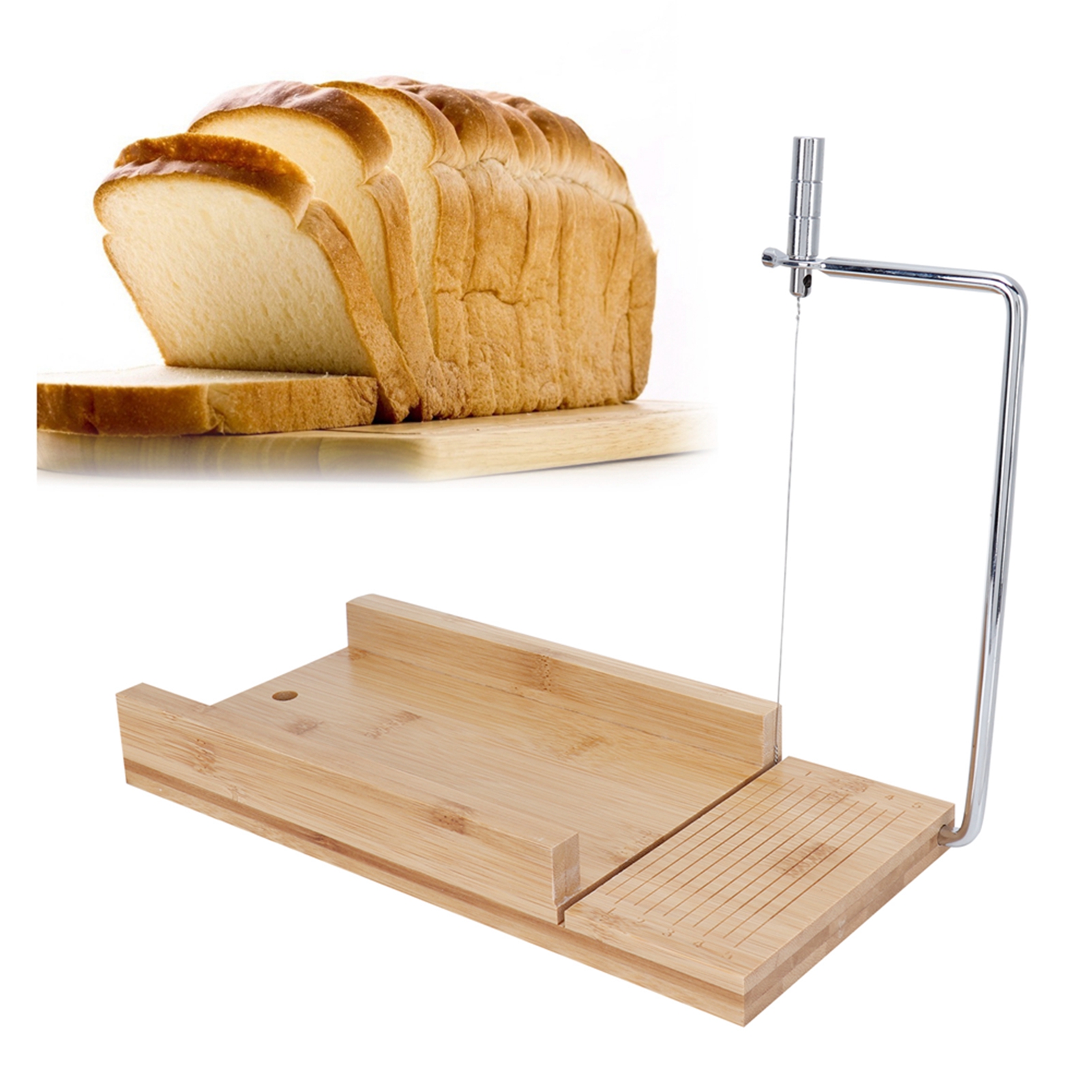 1200-ml-seifenform Aus Bambus, Seifenschneider Für Kuchen Und Brot, Set Zum Selberbacken Von Brot, Küchenhelfer