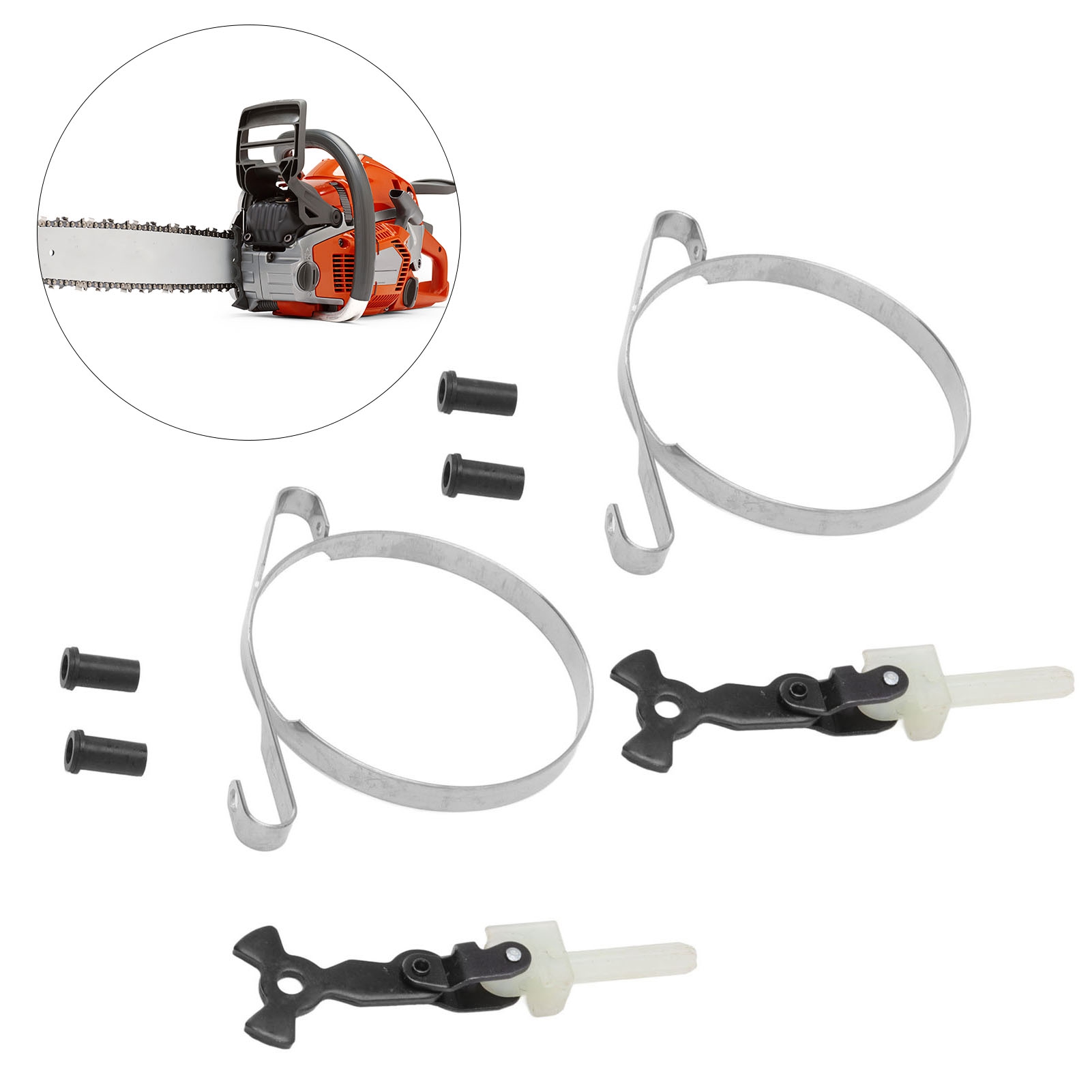 2 Sets/zu Verkaufen Für Husqvarna 445e Ii 450e Ii 455 460 Kettensägen, Bremsenreparaturset Mit Hebel.