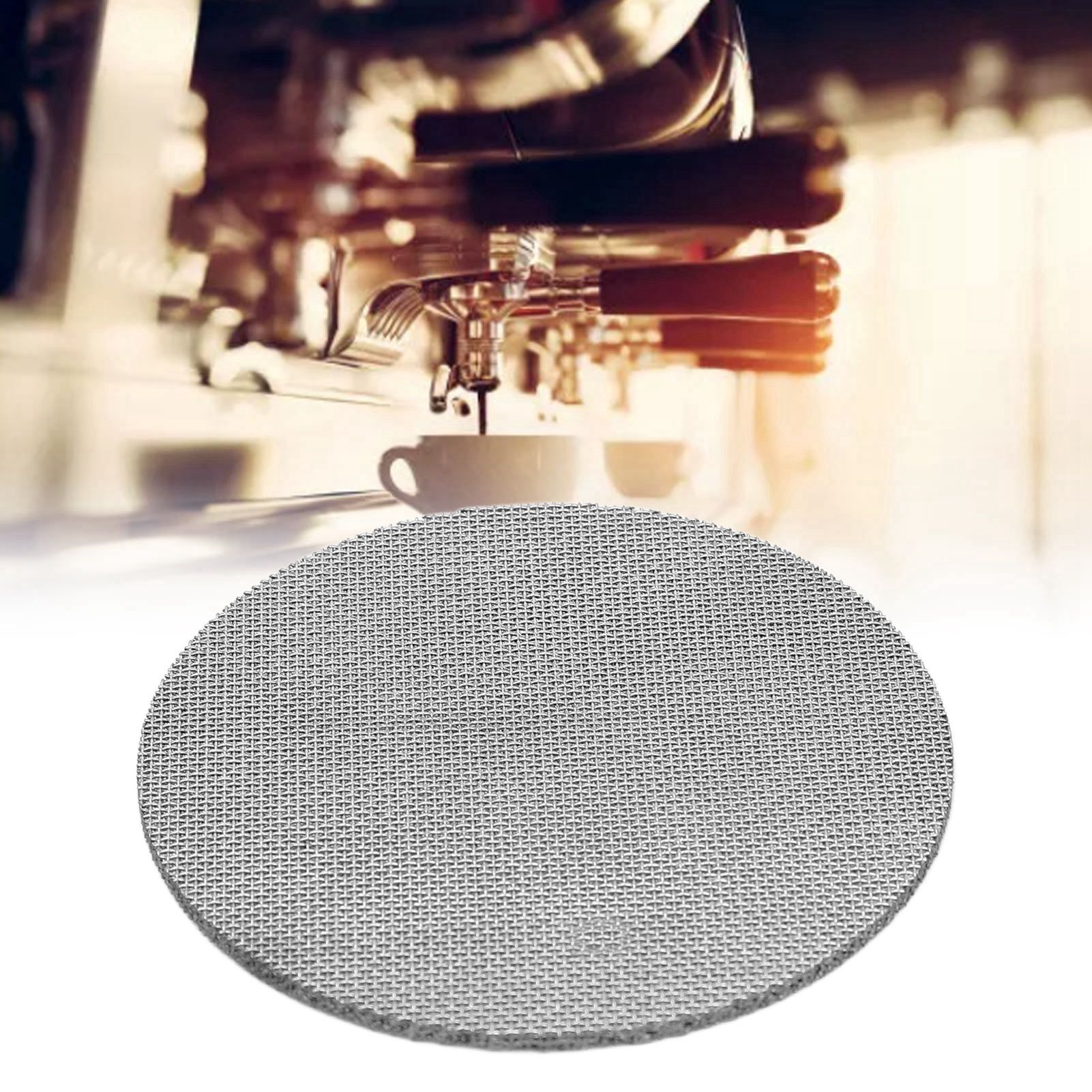 58,5 Mm Gesinterte Mehrschicht-kaffeefilterscheibe Aus Edelstahl 304, Runde Gesinterte Siebfilterscheibe Zur Sekundären Trennung Von Wasser Und Kaffeepulver, 150 Μm