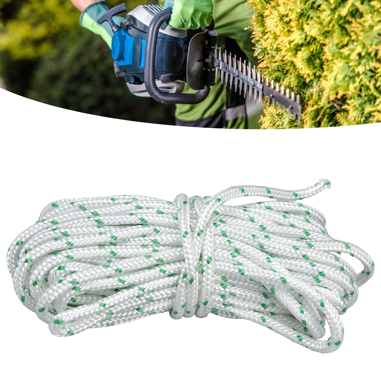 4,5 Mm X 10 M Starterseil, Geeignet Für Kettensägen, Rasenmäher Und Heckenscheren Der Marken Stihl, Husqvarna, Sears, Craftsman, Poulan, Briggs & Stratton.