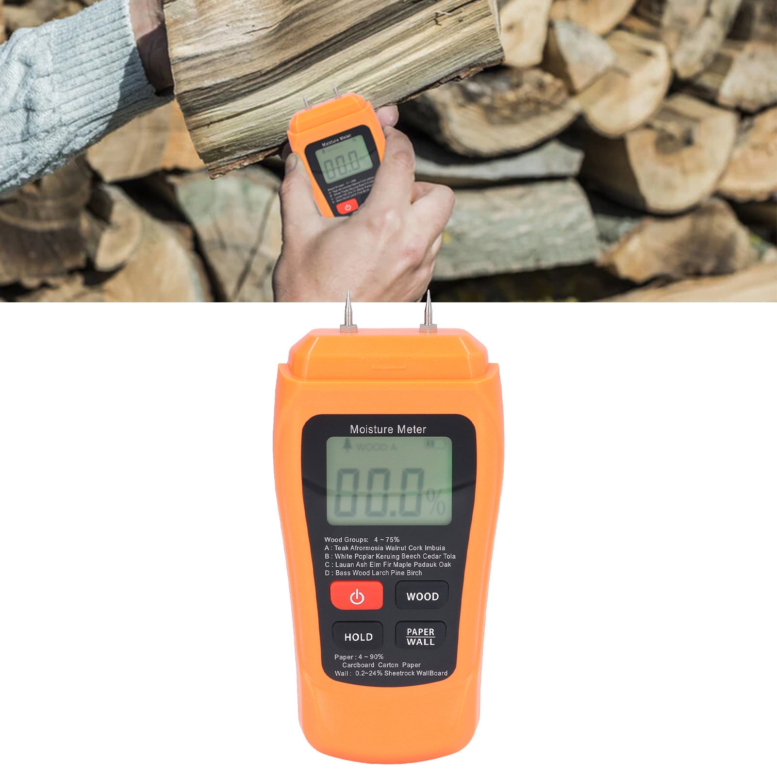 Holzfeuchtemessgerät, Feuchtigkeitsmessgerät Für Zementziegel Und -wände, Kartonhygrometer, Mt18-feuchteanalysator