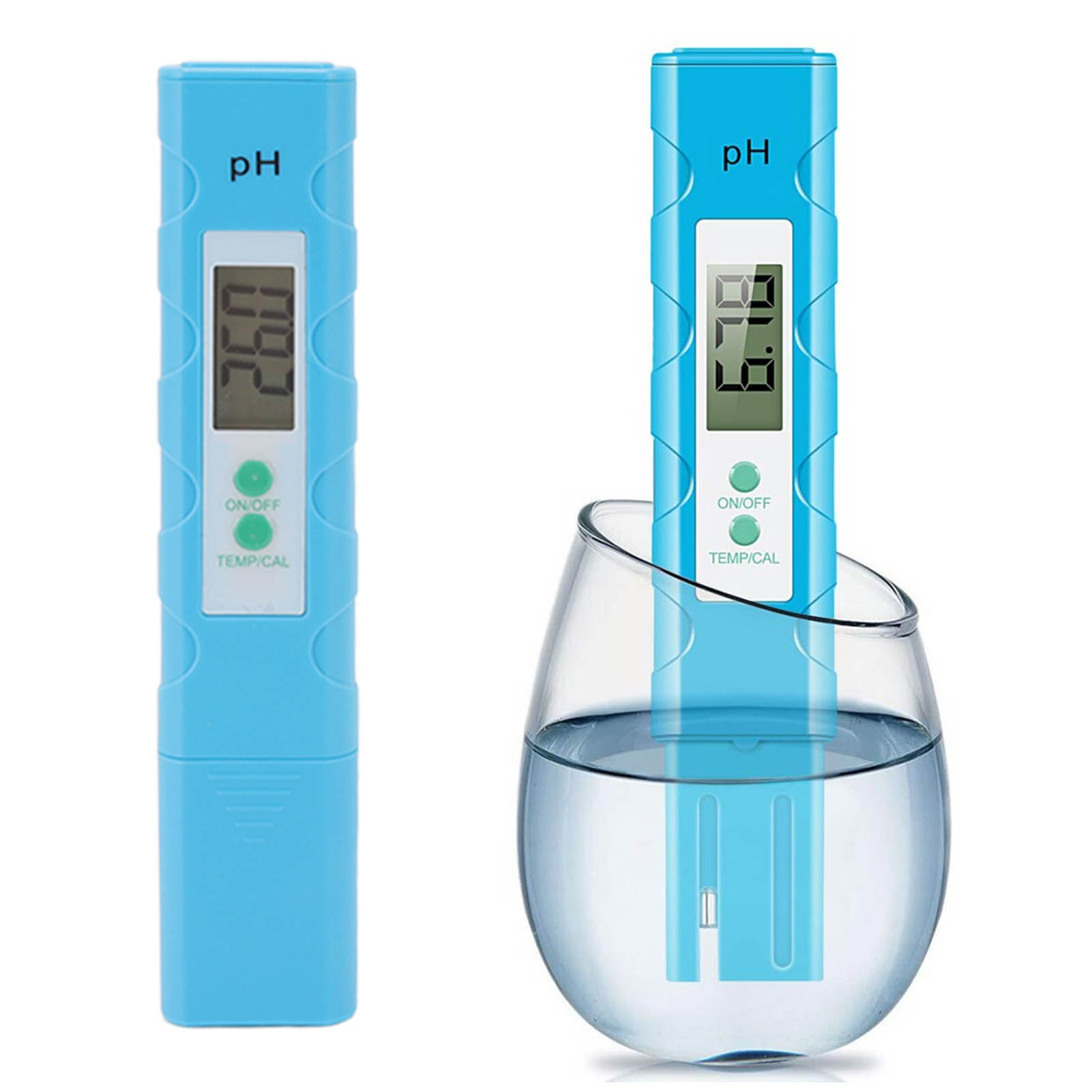 Hochpräziser, Hellblauer, Tragbarer Digitaler Temperaturmessgerätstift Für Aquarien Und Schwimmbäder, Ph-tester.