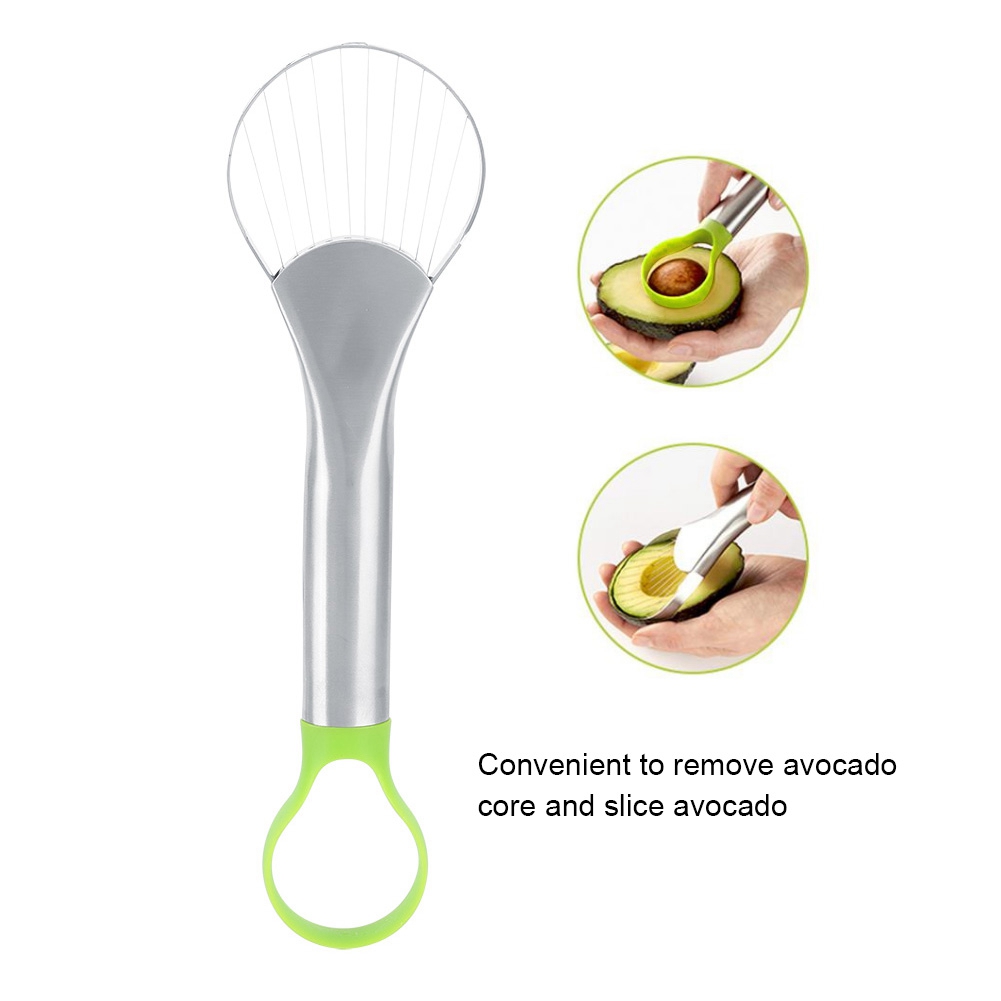 2-in-1 Multifunktionales Küchengerät: Avocadoschneider, Kernentferner Und Messer.