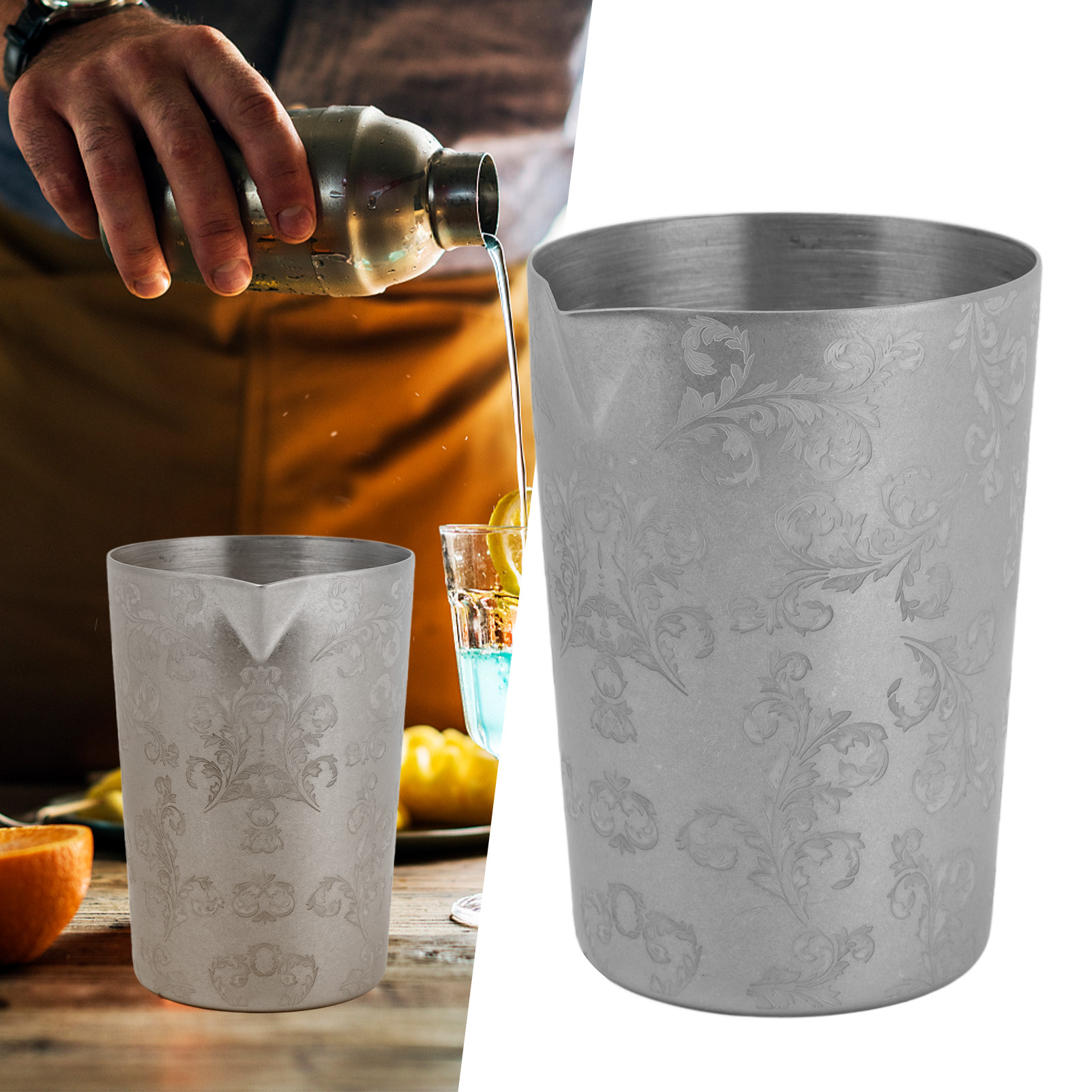 Rührglas, Cocktailbecher Aus Edelstahl, Cocktailmixer