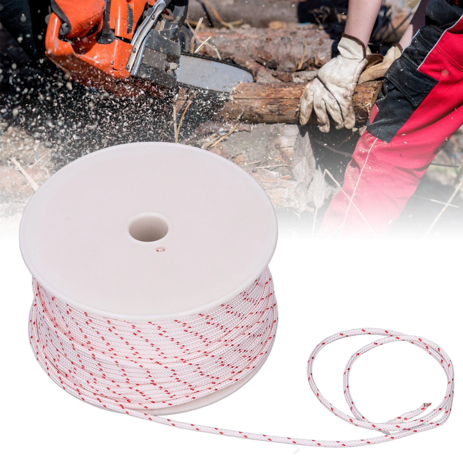 100 M Starterseil Für Kettensägen, 4 Mm Nylon-schneidseil Für Rasenmähermotoren