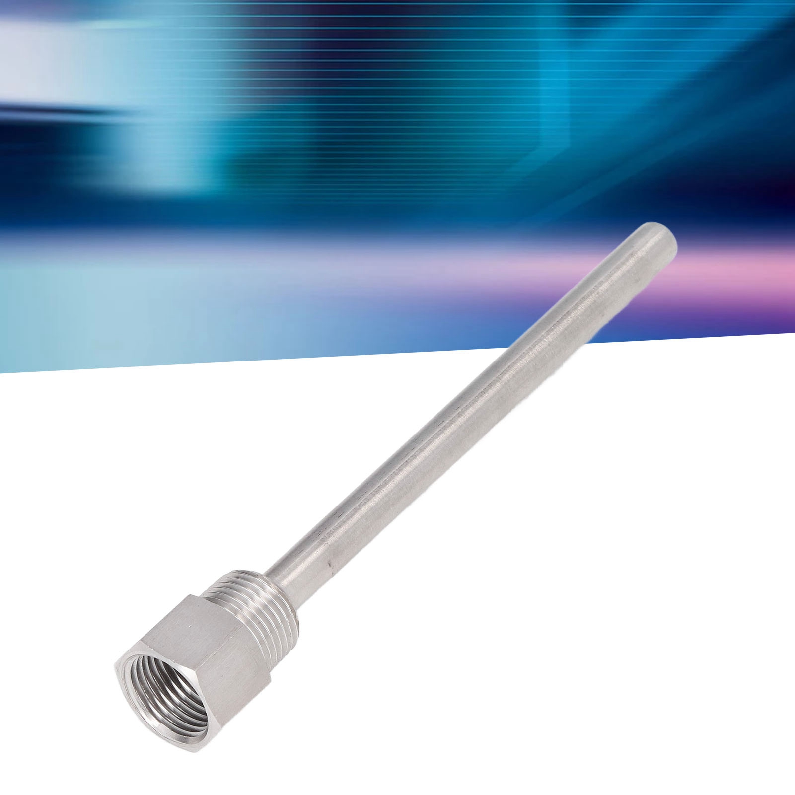 6-zoll-bimetallthermometer, Innen- Und Außengewinde, Edelstahlhülse G1/2, Sockel Für Thermischen Widerstandstemperatursensor, Schutzrohr