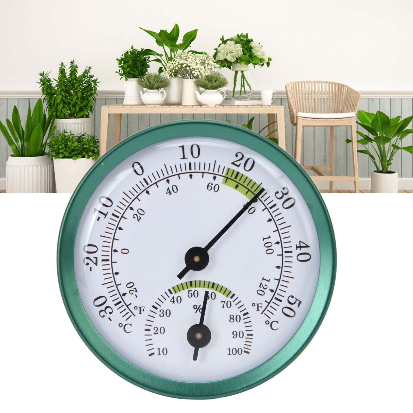 Kompaktes Mini-thermometer Für Den Gebrauch Zu Hause Und In Innenräumen, Zur Wandmontage Für Temperatur- Und Feuchtigkeitsmessung, Geeignet Für Gärten Und Gewächshäuser, Batterielos.