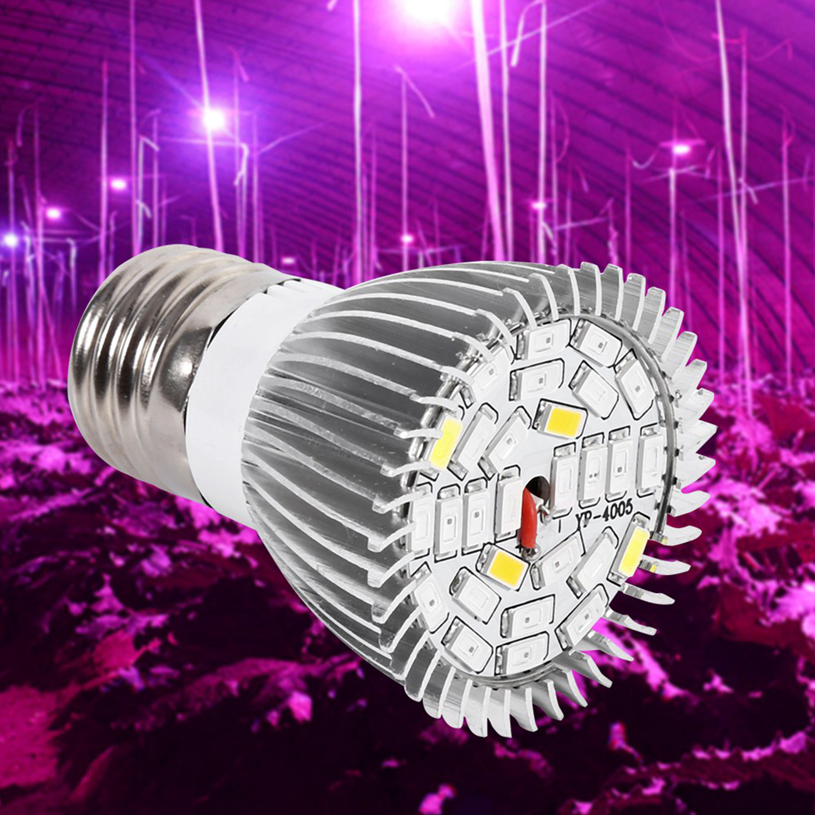 E27 Vollspektrum-led-lampe Für Die Hydroponische Kultivierung Von Pflanzen Und Blumen.