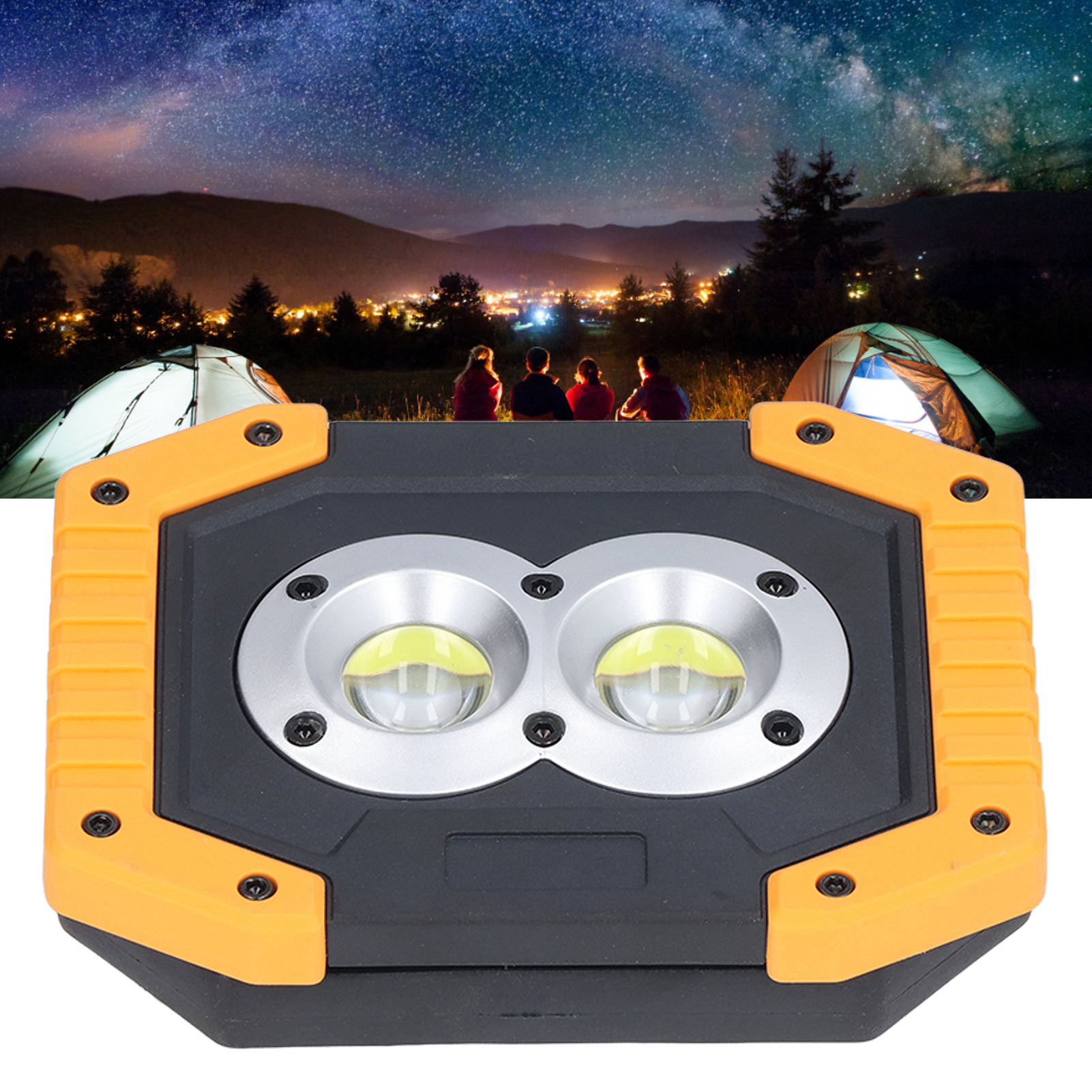 Cob-arbeitsleuchte Mit 180° Drehbarem Halter, Tragbare Notfalltaschenlampe, Wasserdichter Scheinwerfer Für Camping Und Wandern, Inspektionsleuchte Für Kraftfahrzeuge, Notfallreparaturleuchte