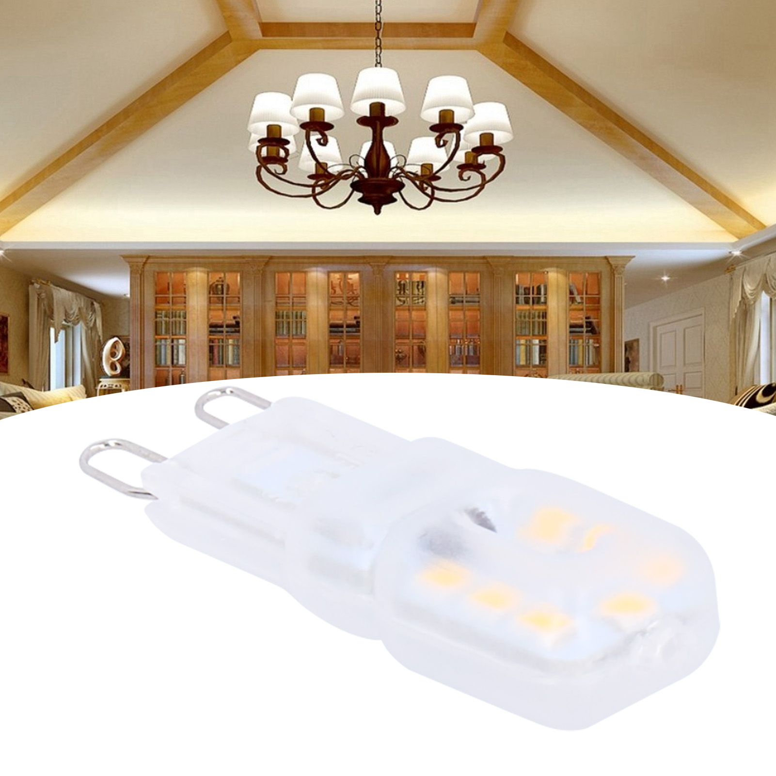 Led-lampe In Maiskolbenform, 700 Lm, Dimmbar, 2835smd G9, Bipolarer Sockel, Warmweißes Licht, 220 V