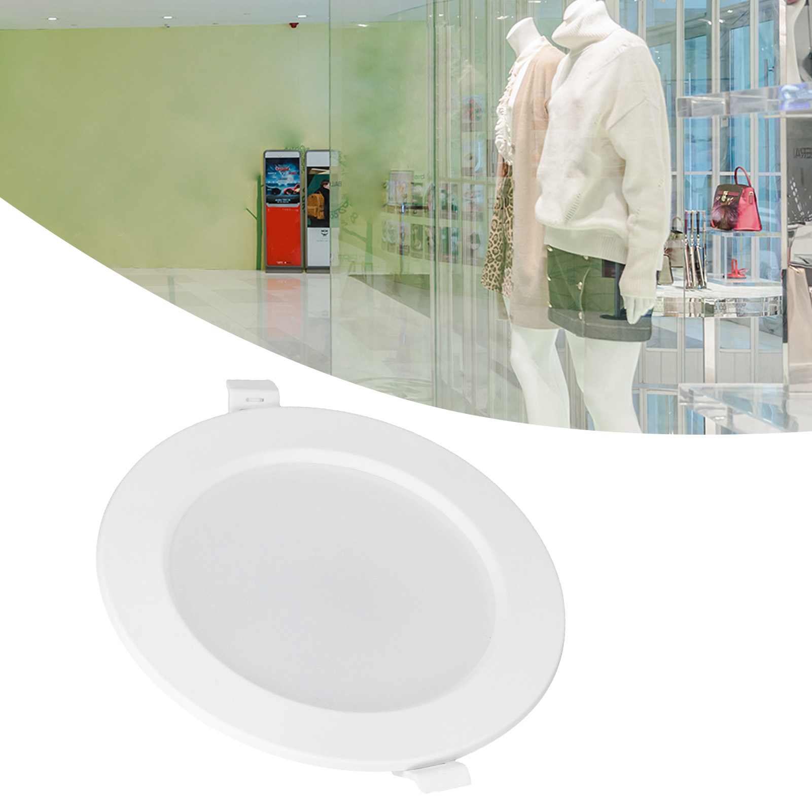 12-w-led-einbaustrahler, Deckenleuchte, Einbaustrahler, Beleuchtung Für Hotels/einkaufszentren, Weißes Licht