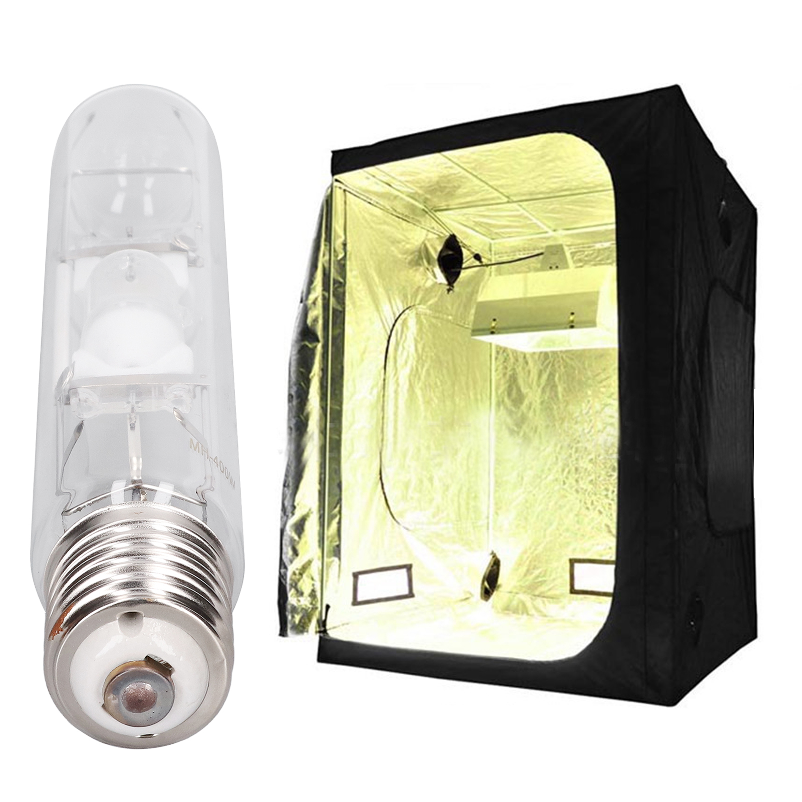Mh 110-240 V Einzelsockel 400 W Metallhalogenidlampe Für Gewächshäuser, Hydrokulturbeleuchtung Und Pflanzenwachstumsergänzung (e39 Sockel).