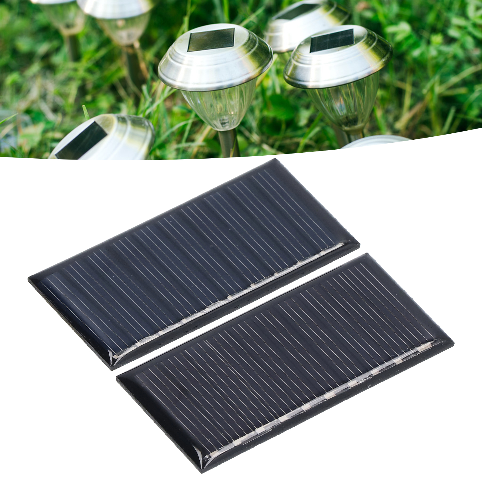 Set Aus 2 Solarmodulen 0,25 W 5 V, Epoxidharzplatte, Solarmodul Zum Selbstaufbau, Polykristalline Siliziumplatte.