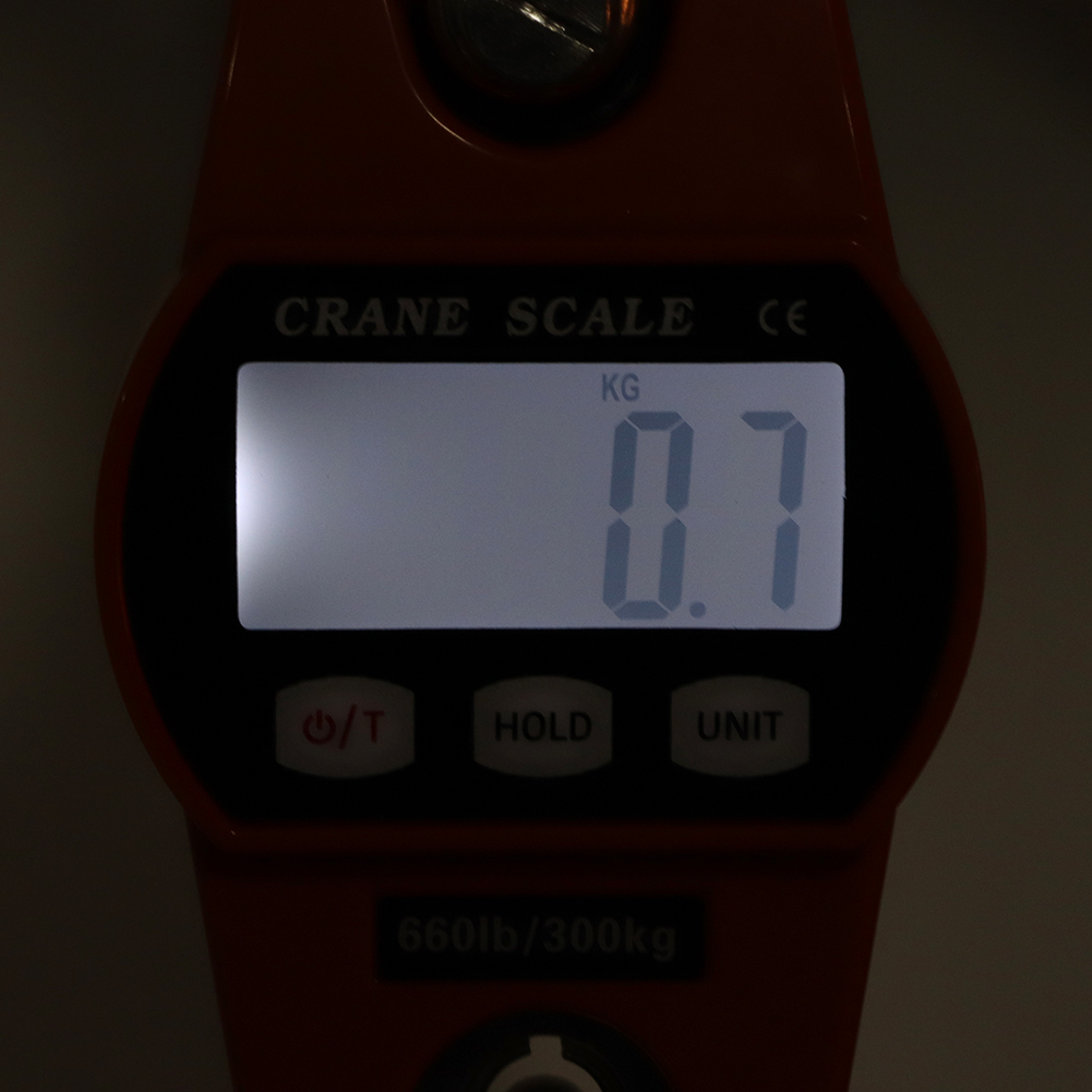 Digitale Kranwaage 300 Kg/600 Lbs, Robuste Hängewaage Für Haus, Bauernhof, Fabrik Und Jagd