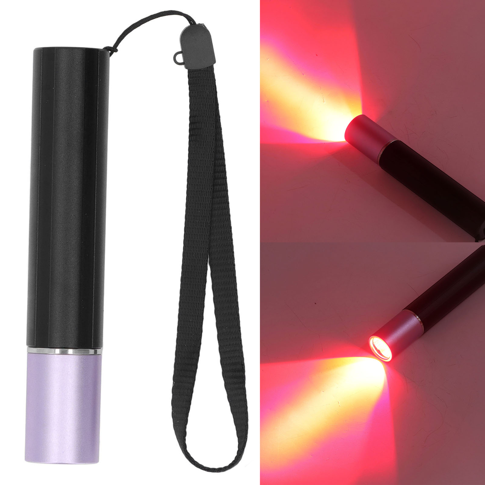 Tragbare Rotlichttherapie-taschenlampe (630 Nm, 660 Nm, 850 Nm) Zur Linderung Von Gelenk- Und Muskelschmerzen.