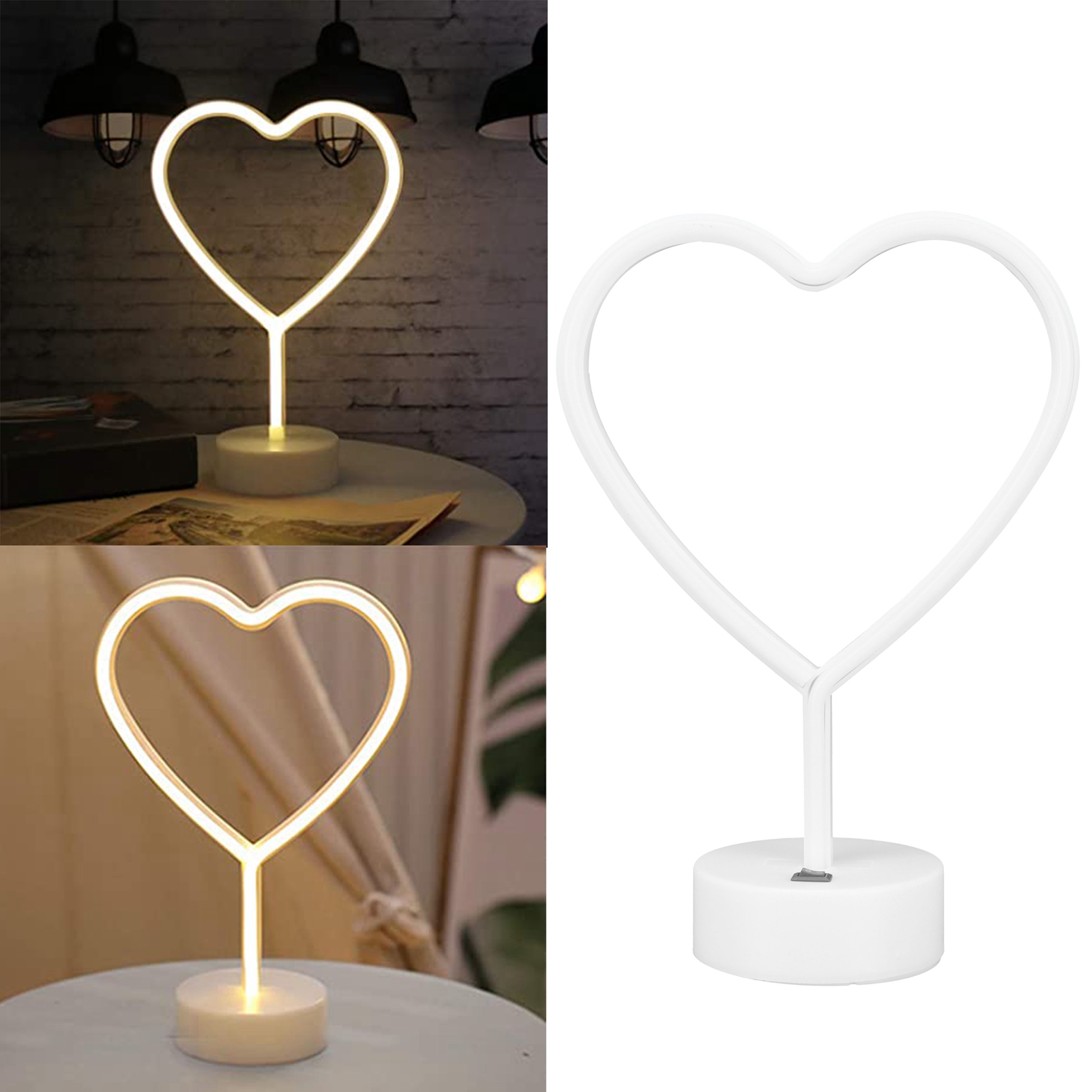 Led-neonlampe Mit Sockel, Beleuchtetes Büroschild, Nachtlicht, Dekoration Für Zuhause, Partys Und Feste, Grünes Licht