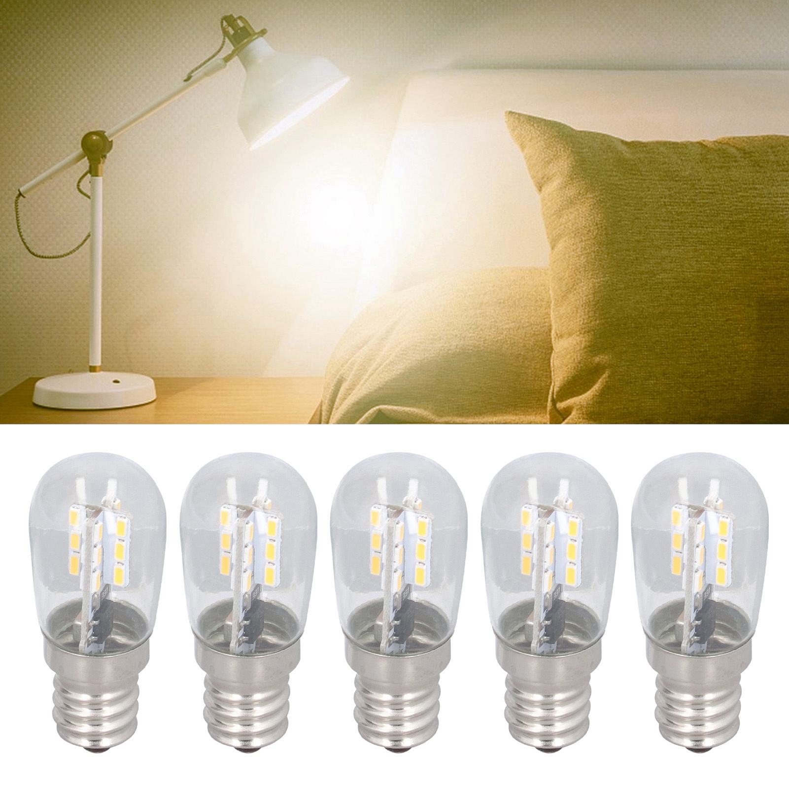 E12-glühbirnen, 10er-pack, Kleine Warmweiße Glasbirnen, Spezialbirnen Für Pendelleuchten, Deckenleuchten, Wandleuchten Und Tischlampen, 10er-pack/angebot