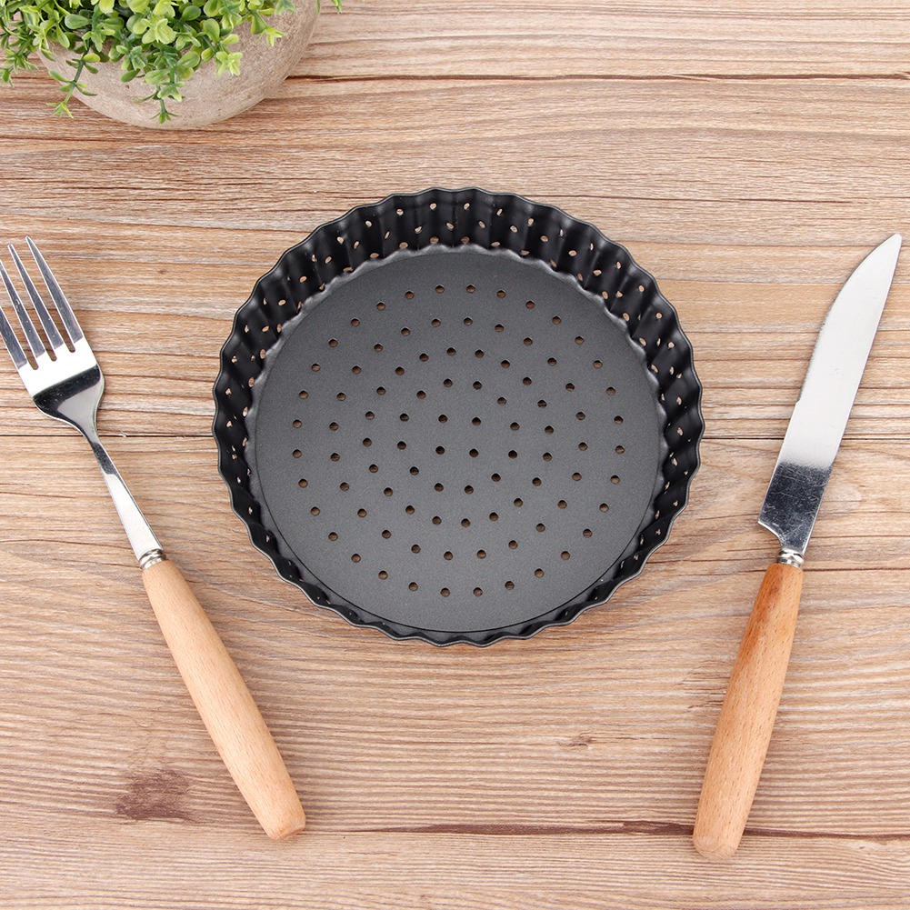 Dicke, Antihaftbeschichtete Pizzapfanne Aus Kohlenstoffstahl Für Den Hausgebrauch, Backblech, Küchenutensil (s (5 Zoll))