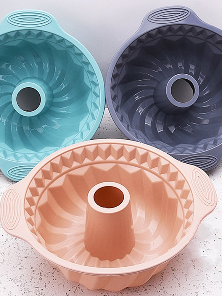Silikon-mousse-kuchenform Mit Zwei Ohren, Hitzebeständig, Diy-backform