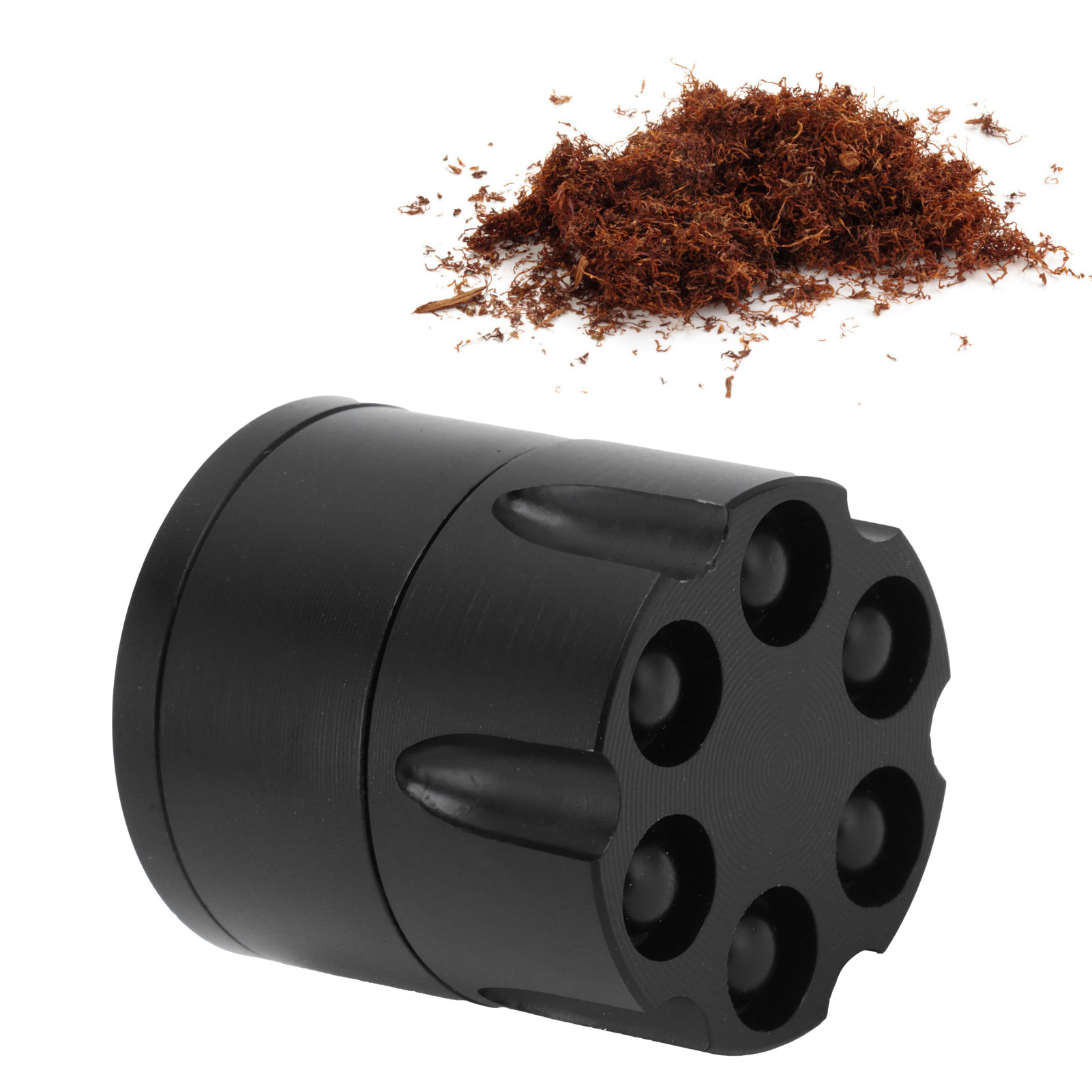 Innovativer, Kompakter Und Leichter Mini-räuchergrinder Für Kräuter, Ideal Für Den Heimgebrauch (schwarz)