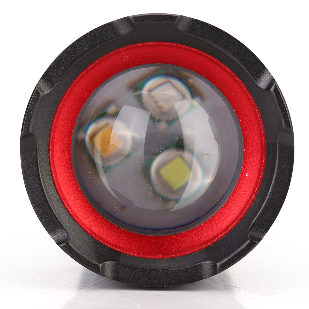 Hochleistungsfähige, Per Usb Aufladbare Led-taschenlampe, Wasserdicht, Ideal Für Camping Und Notfallsituationen.