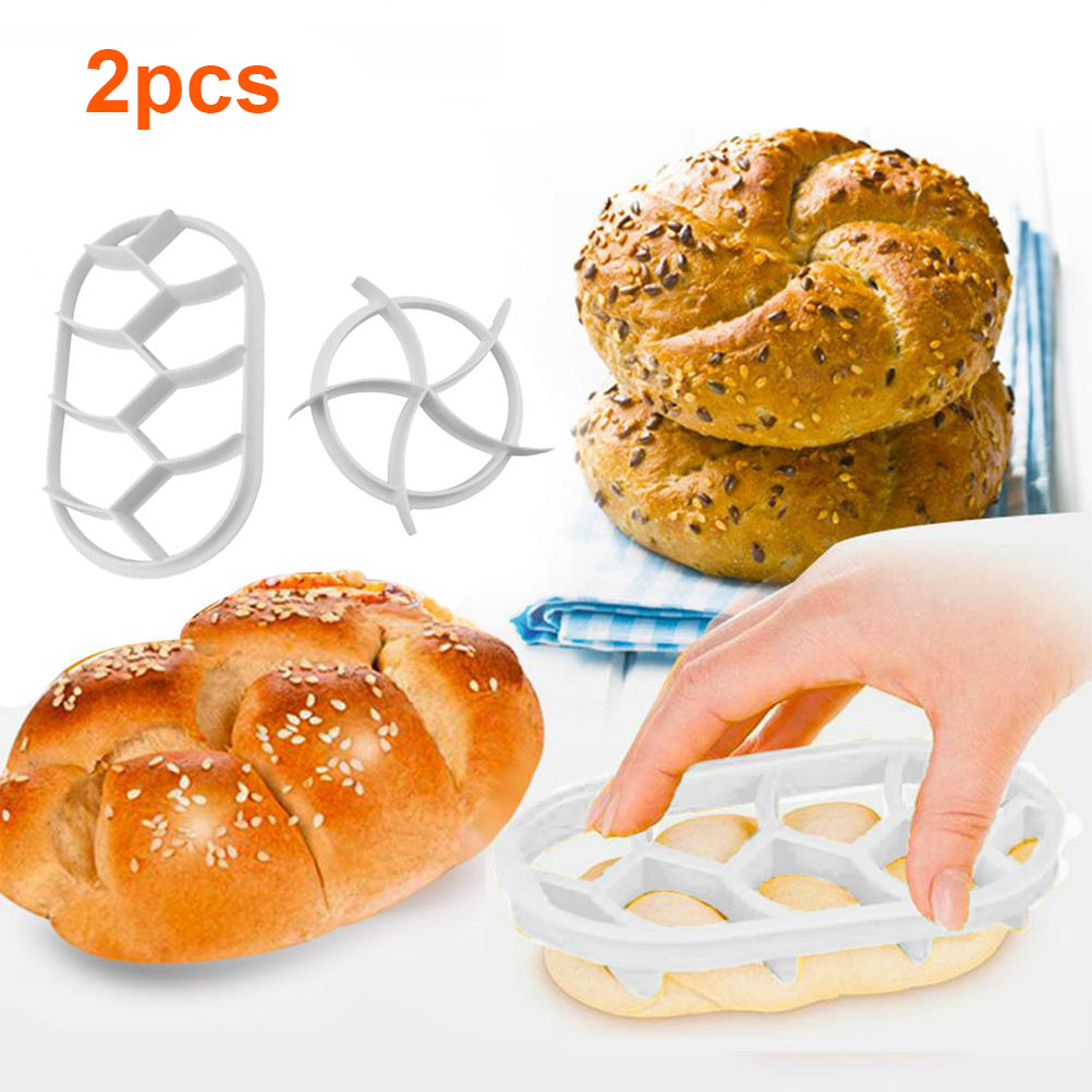 Set Mit 2 Diy-brotformen (rund/oval)