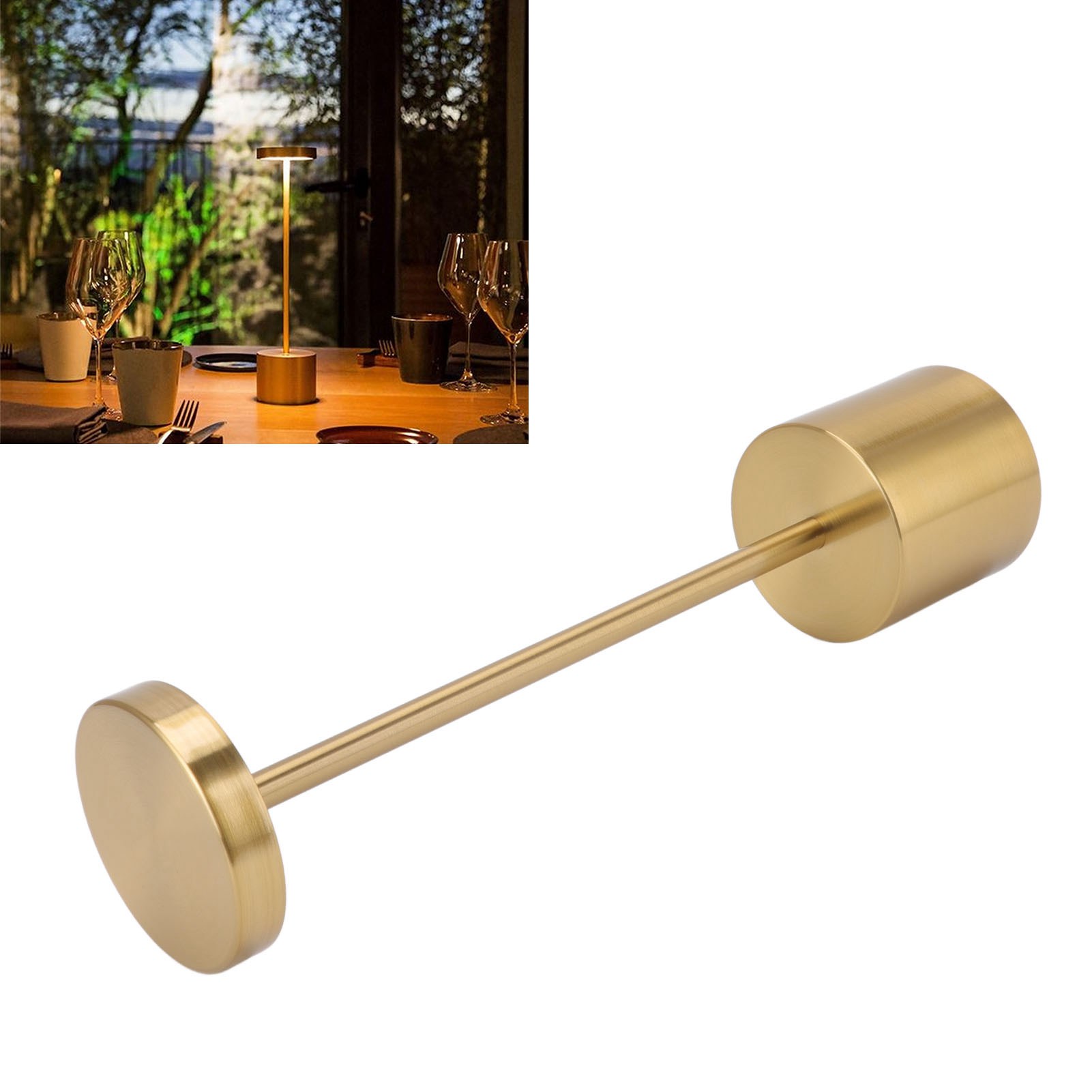Wiederaufladbare, Kabellose Und Dimmbare Led-touch-schreibtischlampe, Ideal Für Restaurants, Bars Und Privathaushalte. Batteriebetrieben.