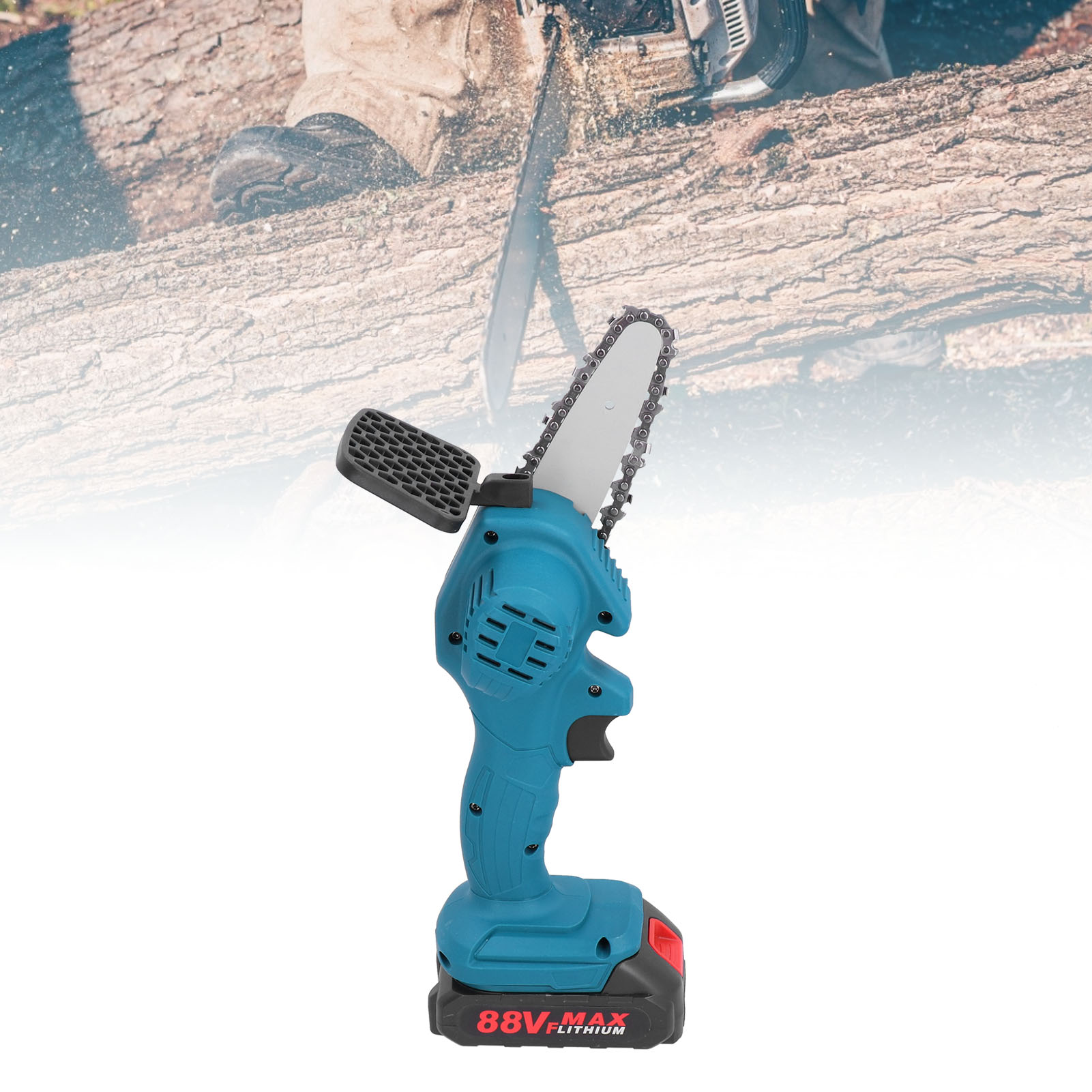 Tragbare Elektrische Baumsäge (10,2 Cm / 4 Zoll), Eu-stecker 100–240 V/88 V, 1500-mah-akku