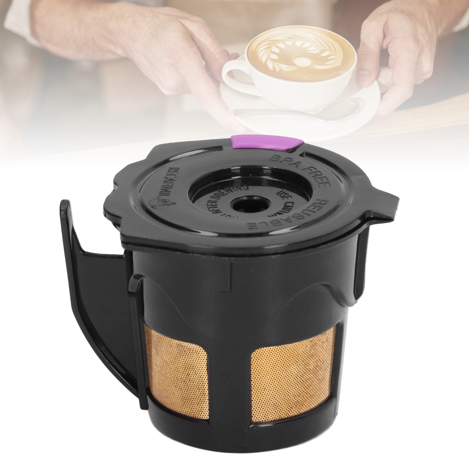 Vergoldet, Kompatibel Mit Amerikanischen K-cup 2.0 Wiederbefüllbaren Kapseln, Großen K-cup Kaffeekapseln, Filterkapseln Und Kleinen Kapseln.