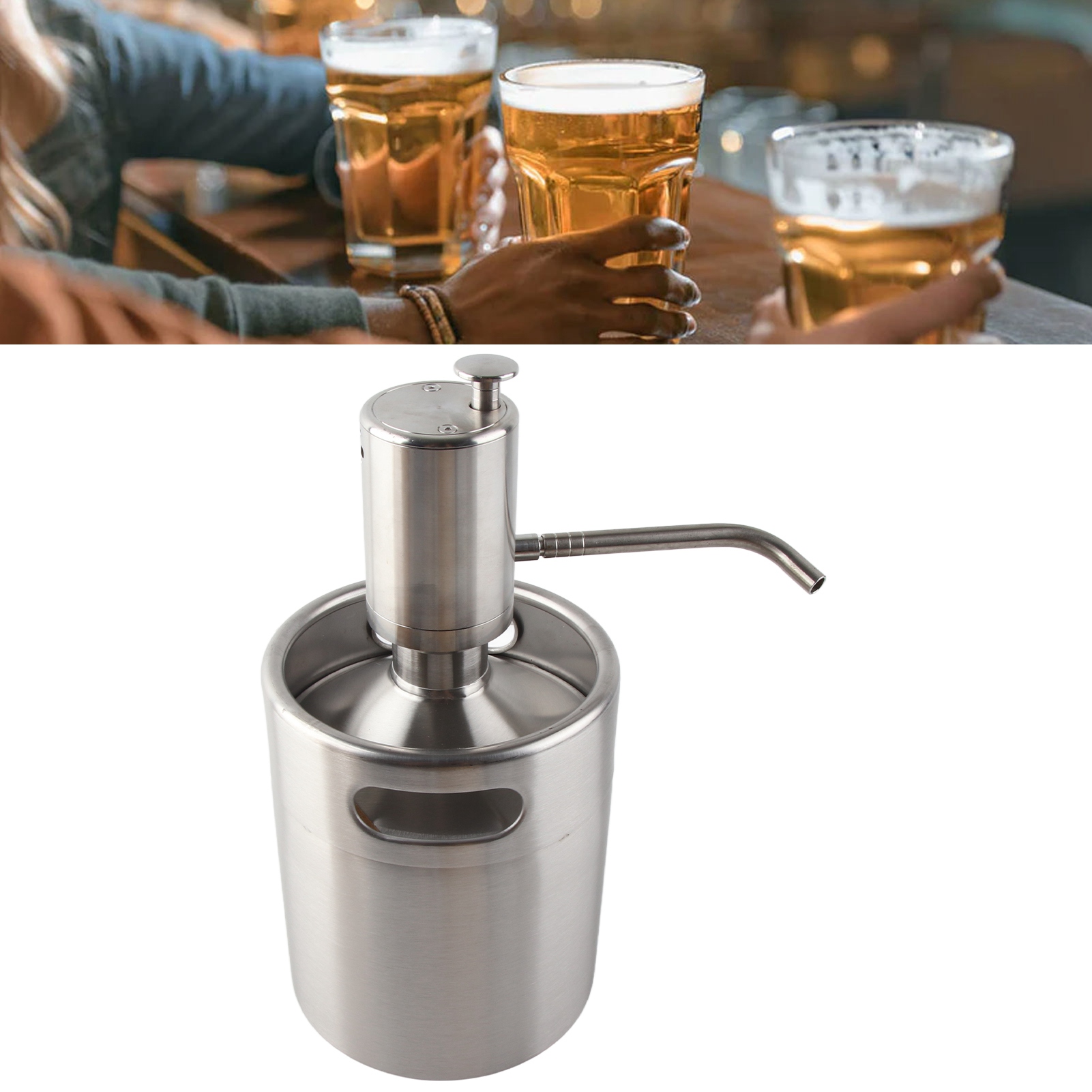 2-liter-fass + Elektrischer Bierhahn Mini-fass