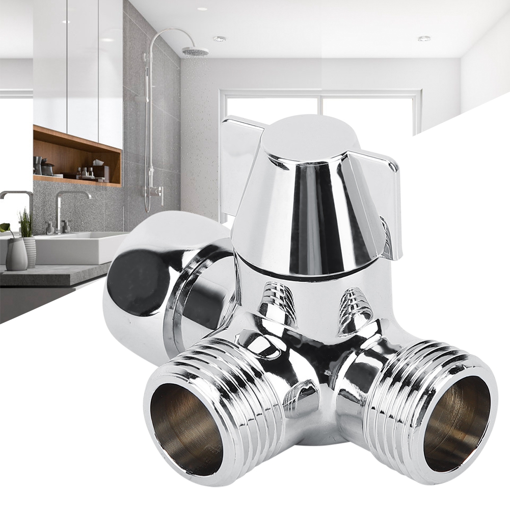 Dreifach-g1/2"-t-adapter Für Dusche, Wasserumleitungsanschluss, Wasserabscheider Für Toilette Und Bidet