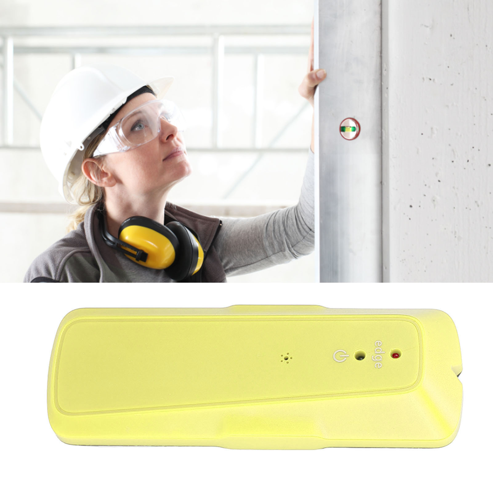 Mini-wanddetektor Für Den Heimgebrauch – Hochpräziser Balkensucher – Wandscanner Zur Lokalisierung Von Holz- Und Metallbalken Mit Gelben Rändern