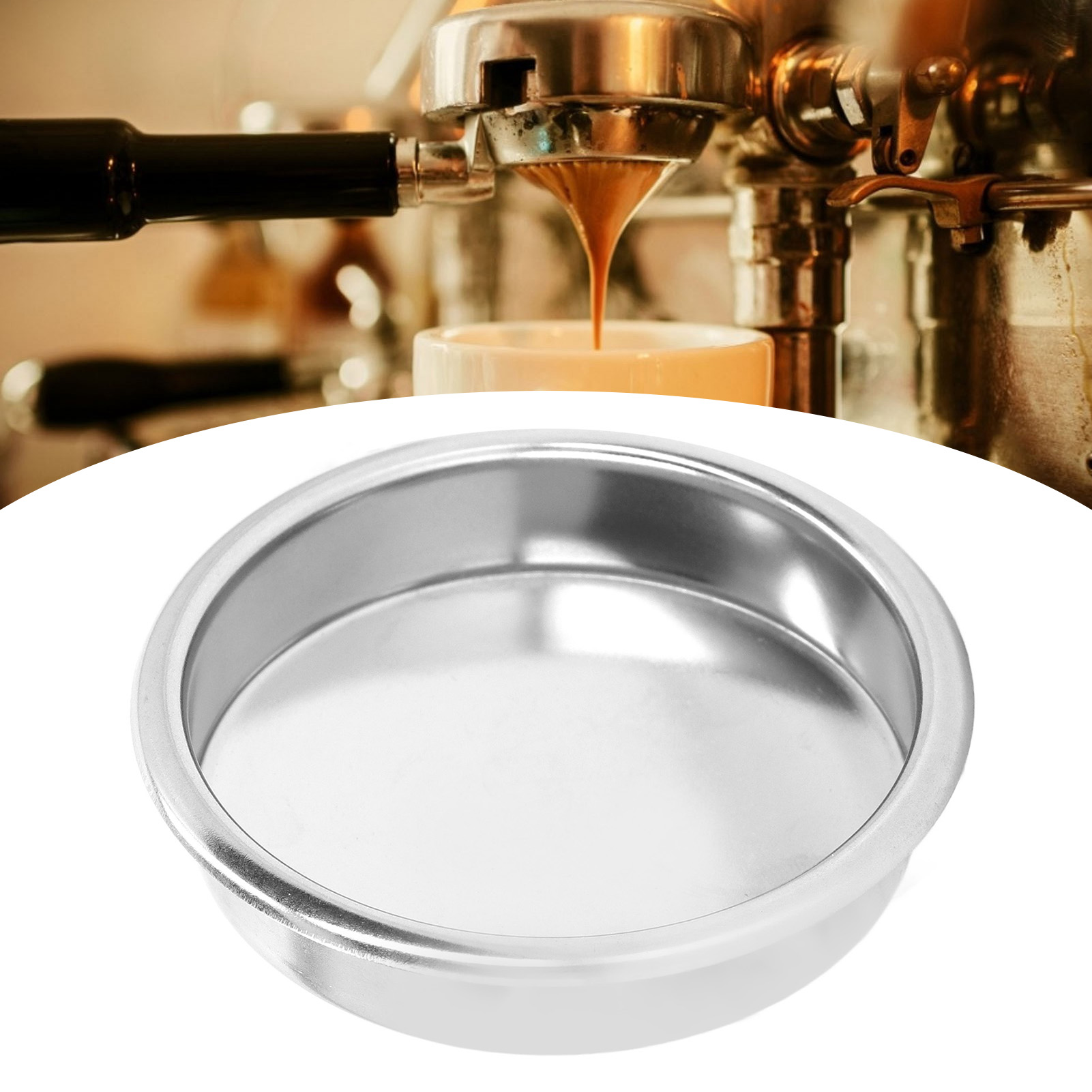 Reinigungsschale Für 58-mm-kaffeefilterhalter, Geeignet Zur Reinigung Von Halbautomatischen Espressomaschinen.