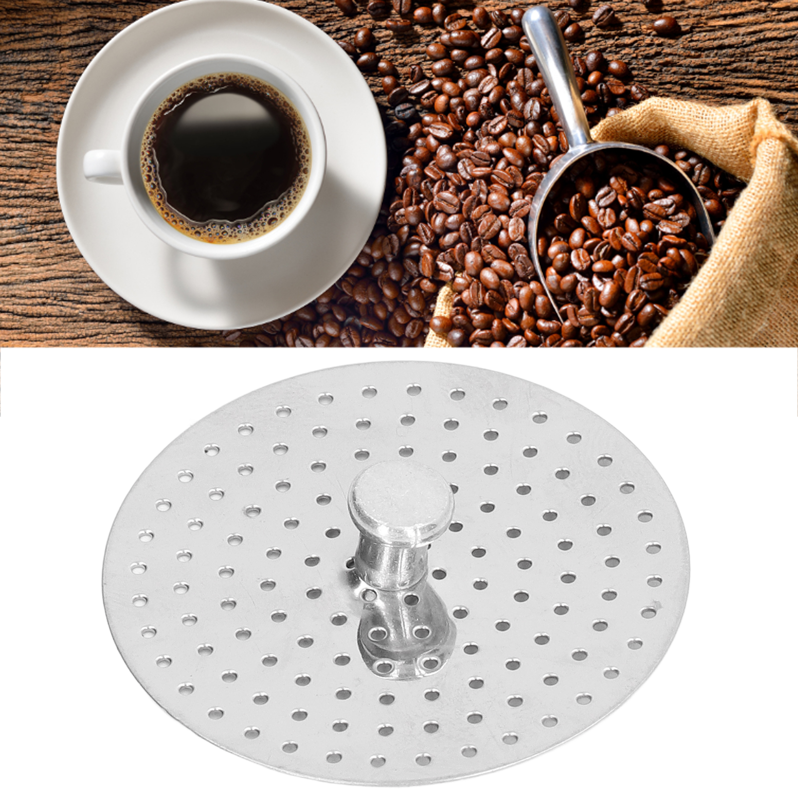 Zubehör Für Italienische Kaffeemaschinen, Kaffeestampfer Aus Edelstahl, Kaffeefilter Für Italienische Kaffeemaschinen, 2 Portionen