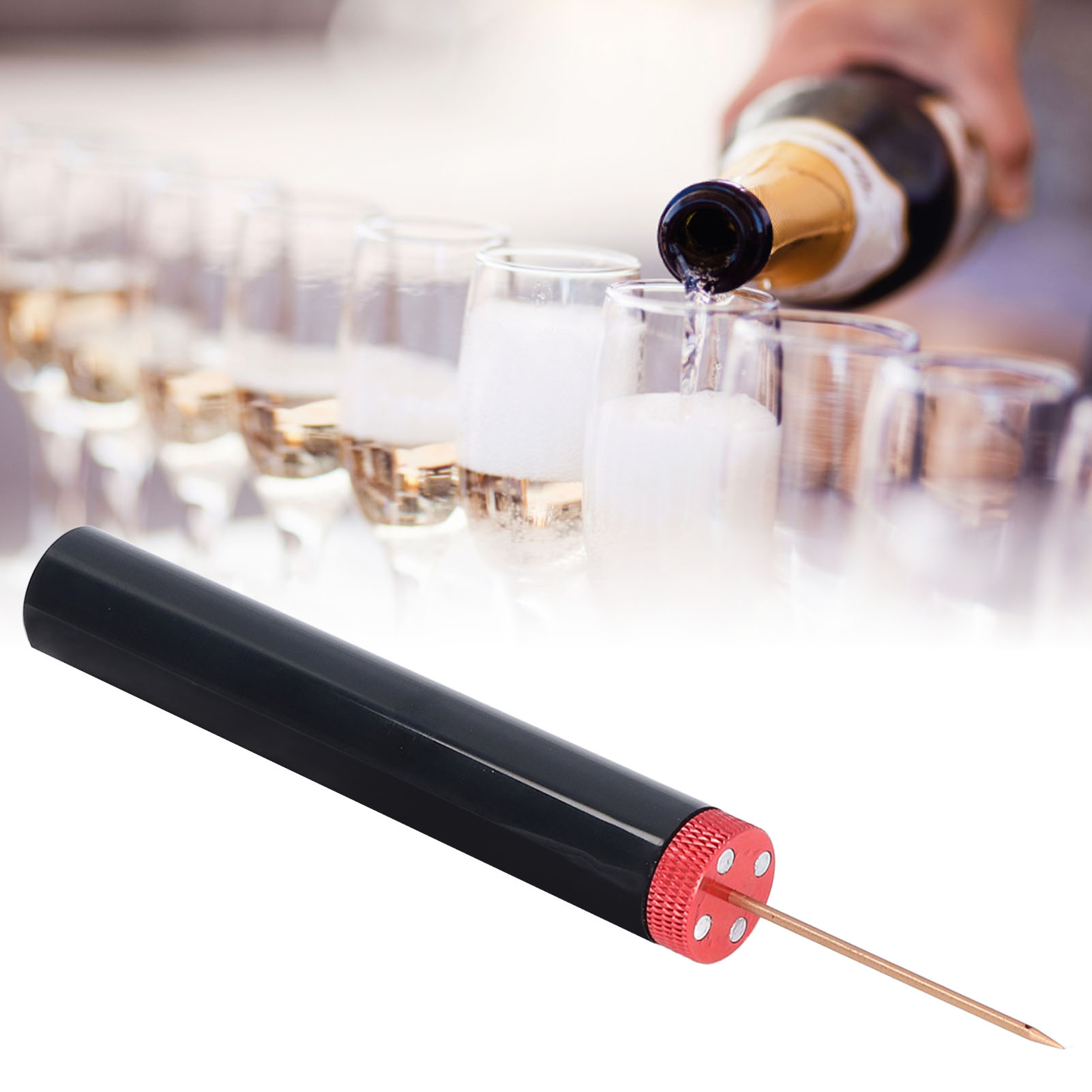 Pneumatischer Nadelflaschenöffner, Lippenstiftförmiger Flaschenöffner, Korkenauswerfer Für Rotweinflaschen.