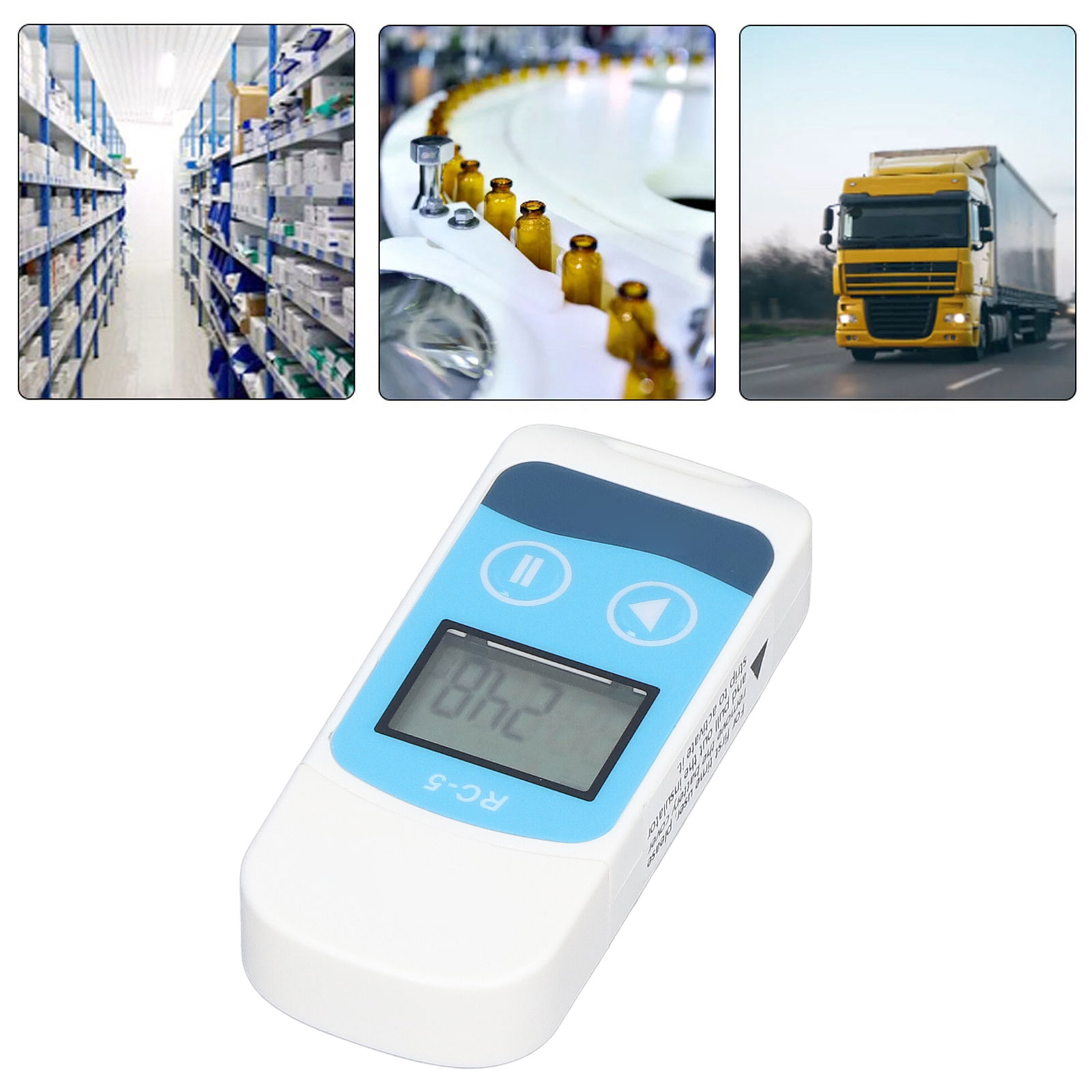 Jingchuang Rc-5 Usb-tragbarer Temperaturrekorder Für Kühlkettentransporte Mit Automatischer Datenaufzeichnung