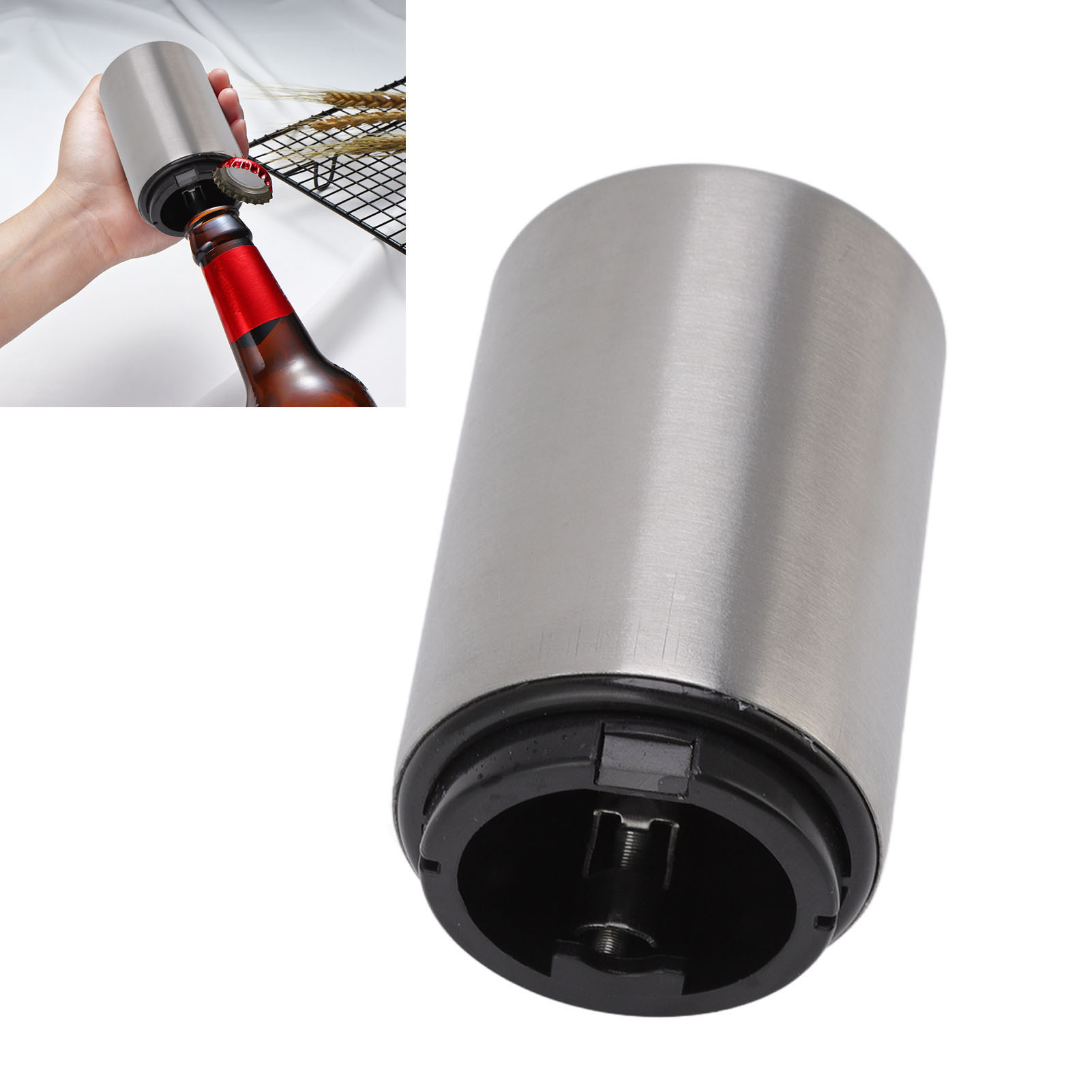 Flaschenöffner Aus Edelstahl, Kreativer Multifunktionaler Flaschenöffner Für Die Bar, Streifenfreier Flaschenöffner, Bierflaschenöffner, Standard-430-flaschenöffner