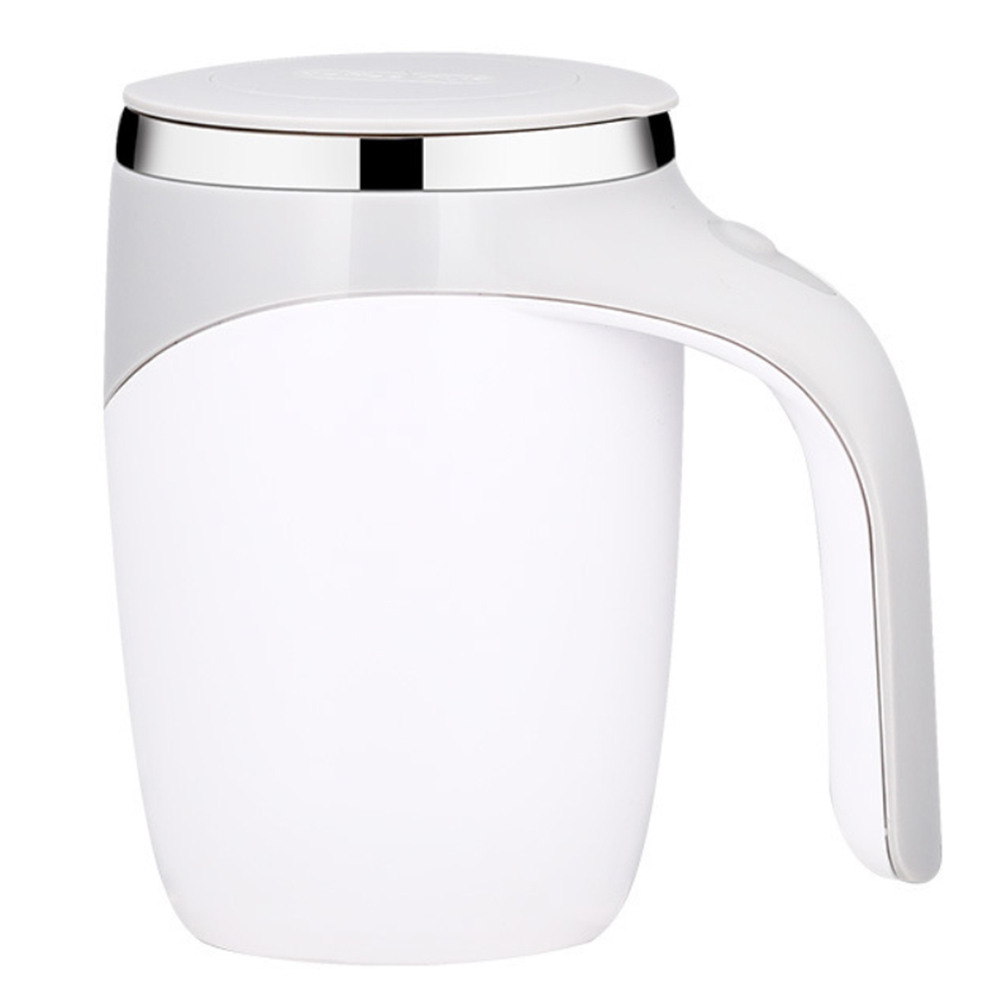 Tragbarer Magnetbecher Für Kaffee Mit Milch, 380 Ml, Edelstahl, Mit Automatischem Rührwerk.