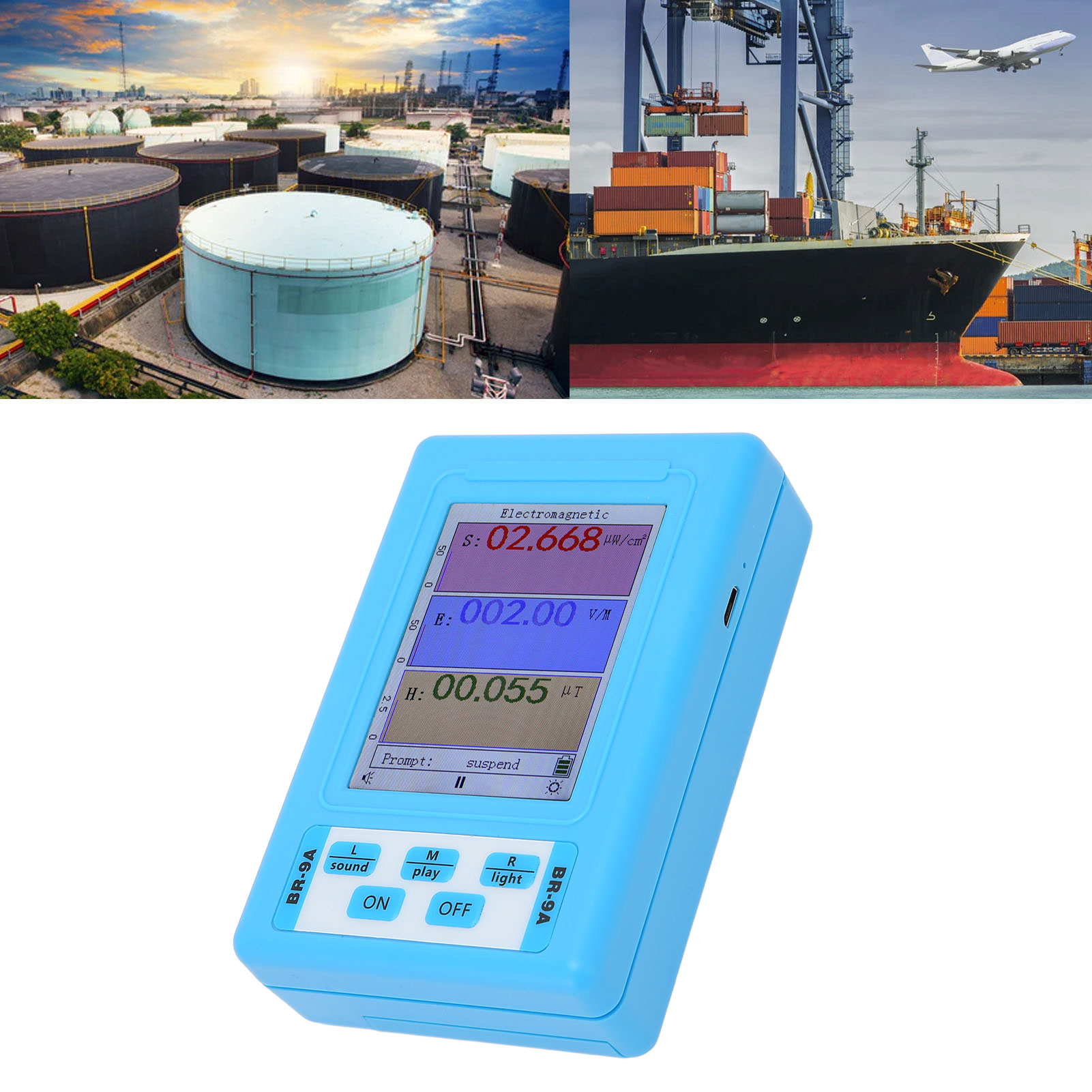 Umwelt-elektromagnetfeld-detektor 2 – Magnetfeldmessgerät – Emf-strahlungsmesser Br-9a