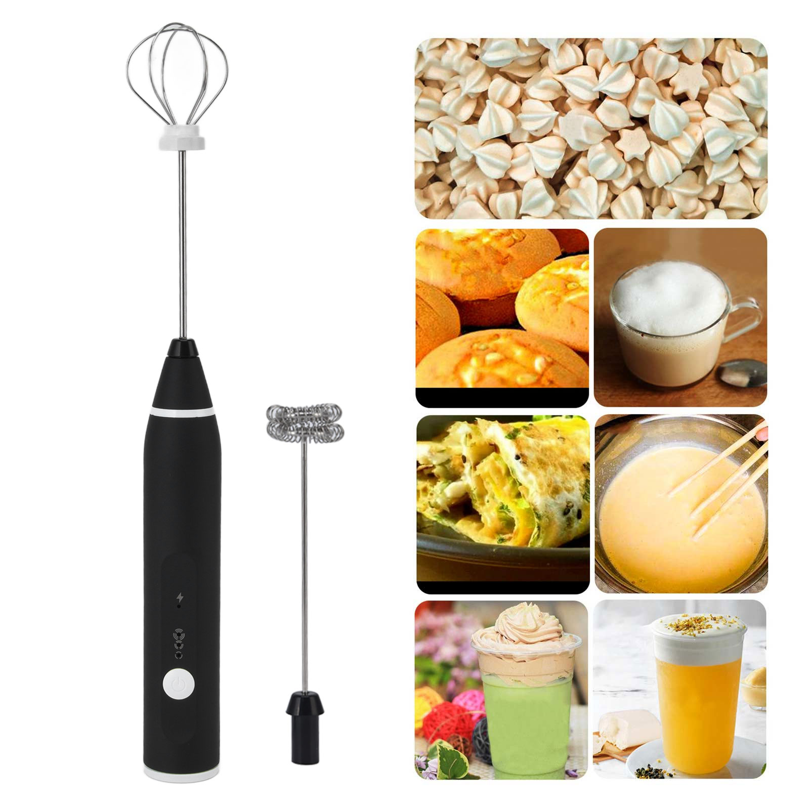 Elektrischer Schneebesen, Milchquirl, Elektrischer Haushaltsmixer Für Milch Und Sahne, Handmixer