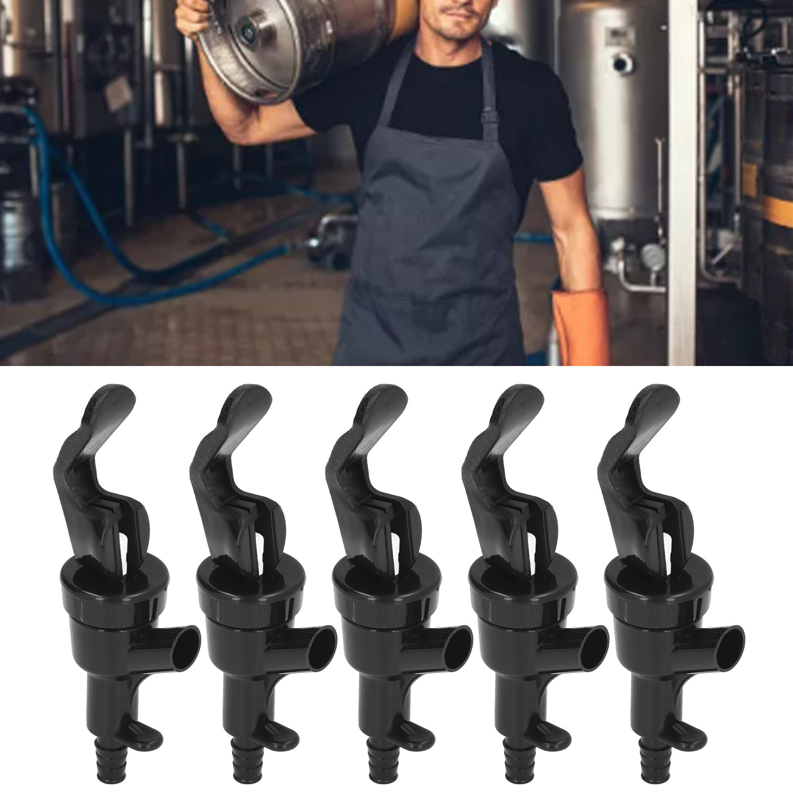 Corny Keg Bierfasszapfhahn Für Heimbrausets – Erhältlich Im 5er-pack