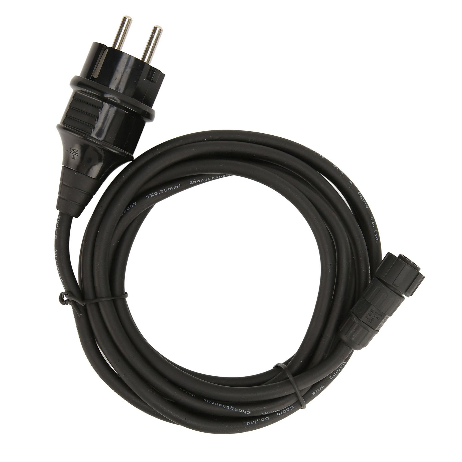 3 M Wechselstromkabel 3 X 0,75 Mm², Kompatibel Mit Dem Wechselrichter-anschlusskabel Der Photovoltaik-solarstromerzeugungsanlage Für Den Hausgebrauch, Europäischer Standard 220 V, Modelle Wvc-300 Und