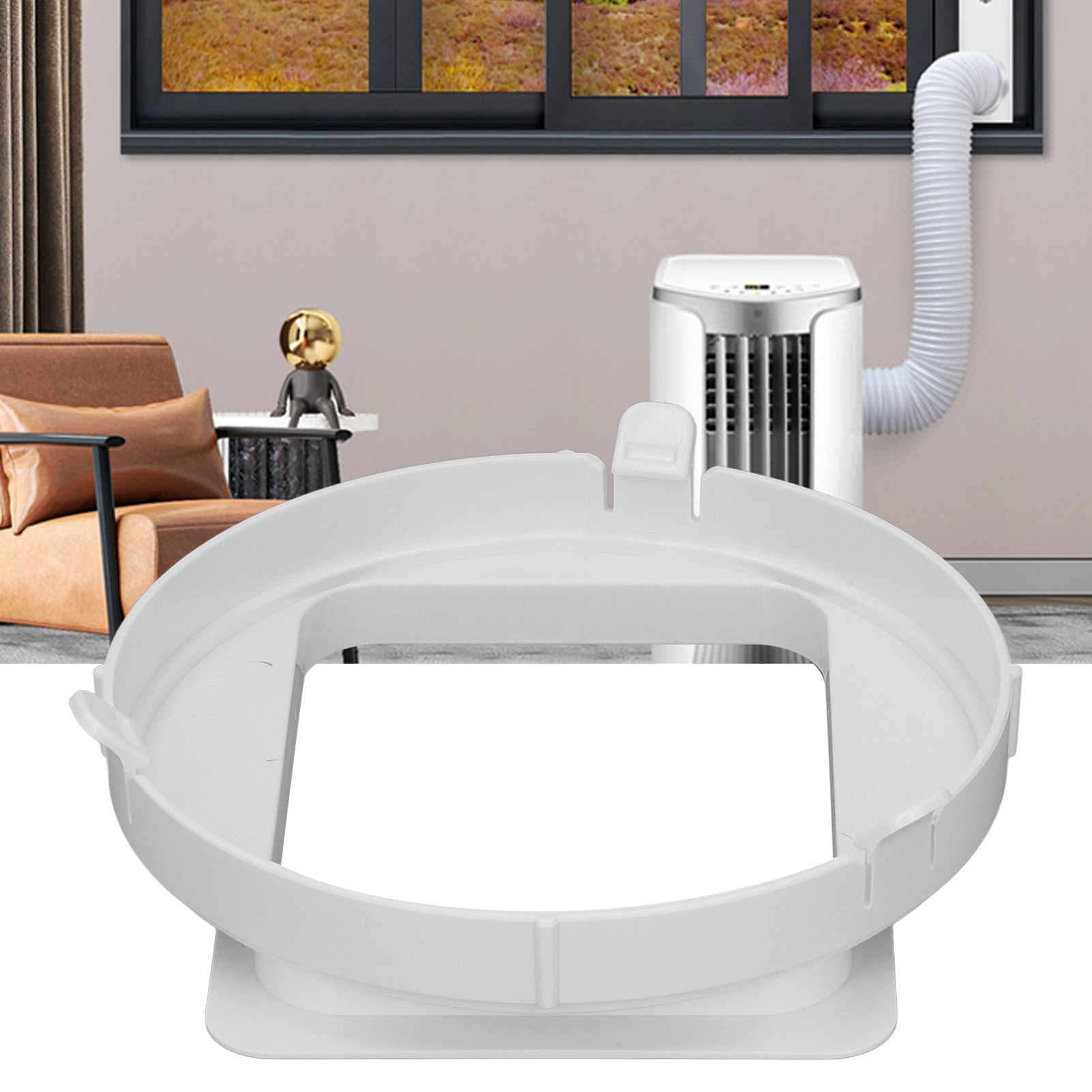 Midea 1p Ky35 Anschlussadapter Für Abluftschlauch Tragbarer Klimaanlagen, Quadratische Abluftkanal-schnittstelle
