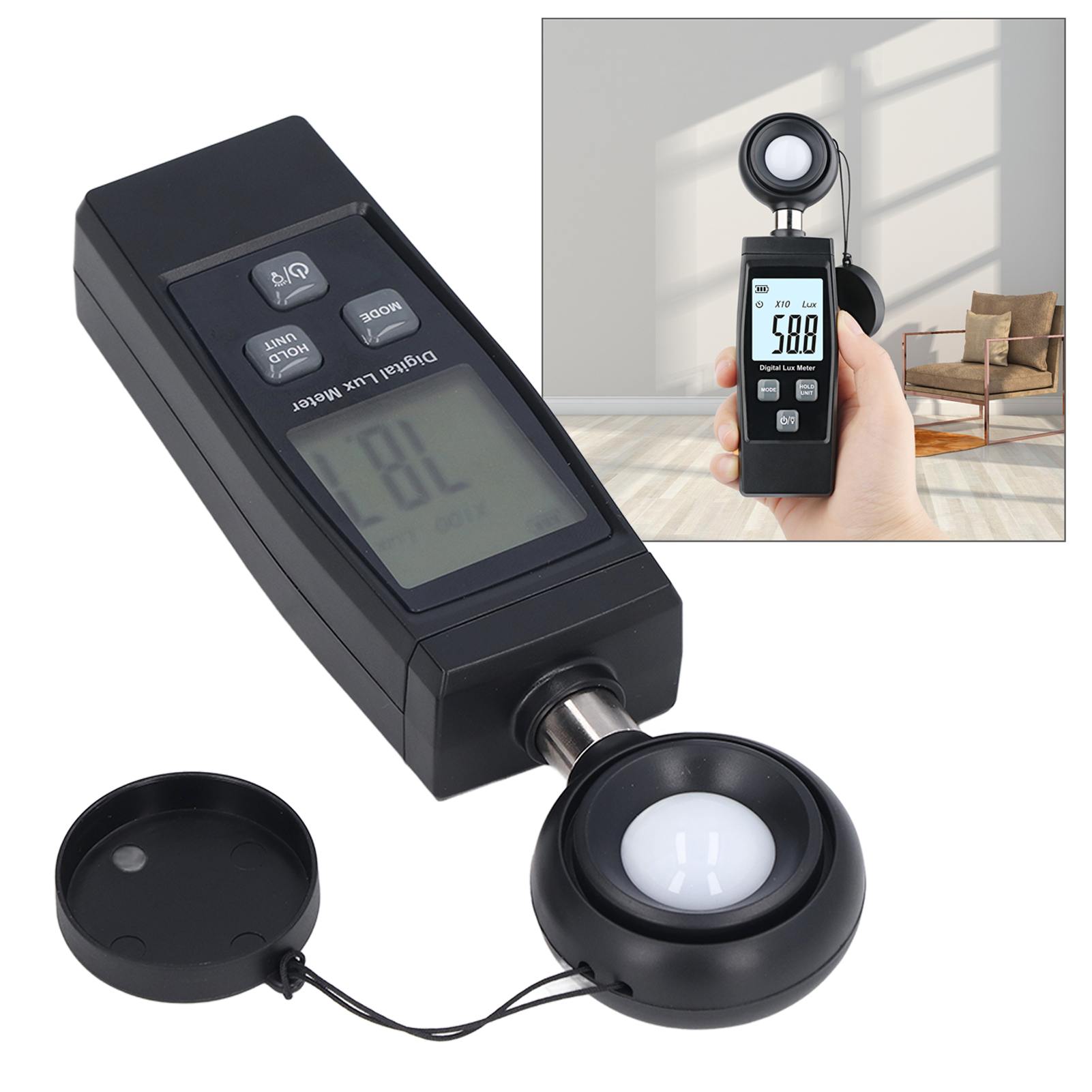 Rz851 Tragbares Luxmeter, Mini-luminanzmessgerät