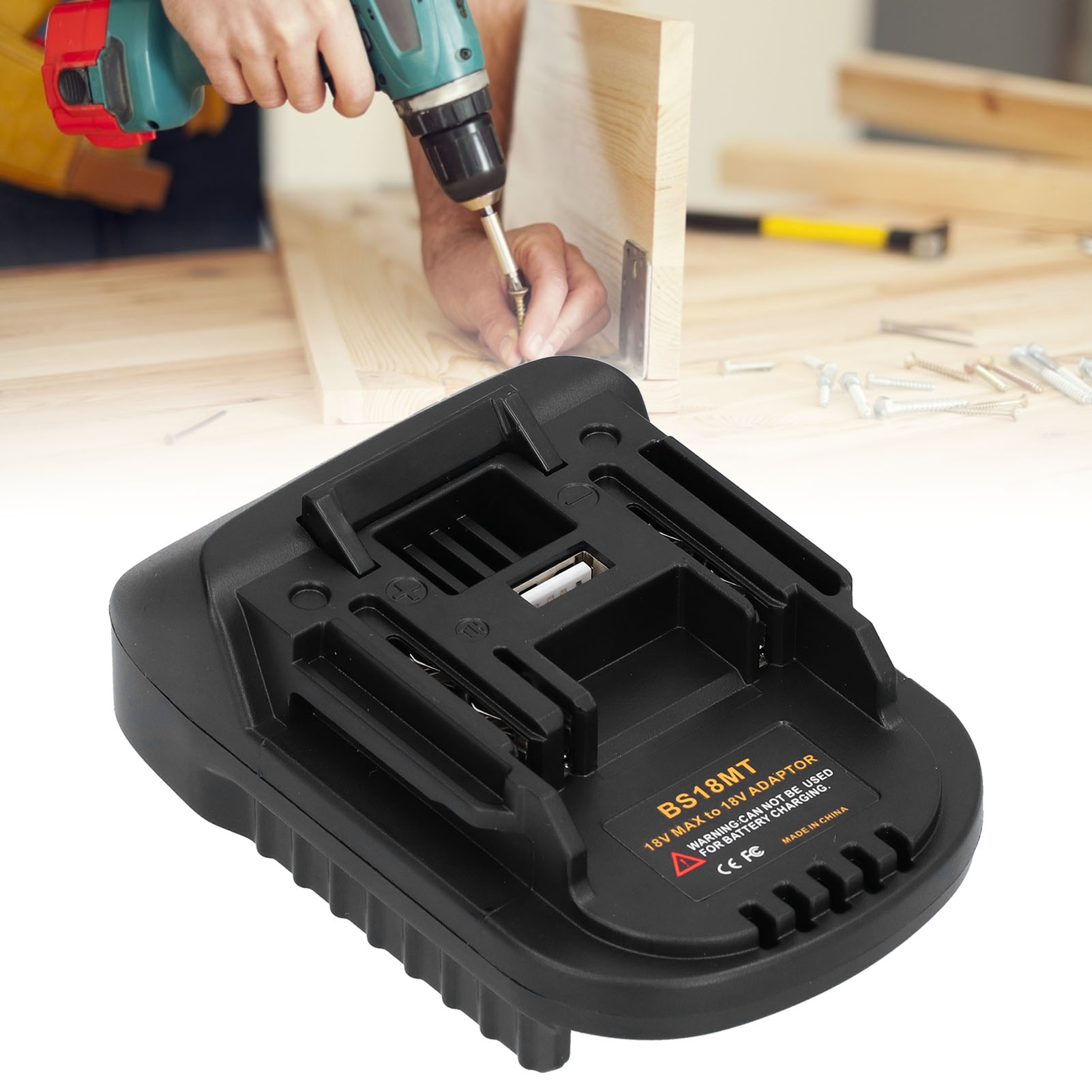 Bs18mt Batteriekonverter-adapter Für Makita 18v-batterien Bl1830 Bl1840 Bl1850 Bl1860 Bl1830b