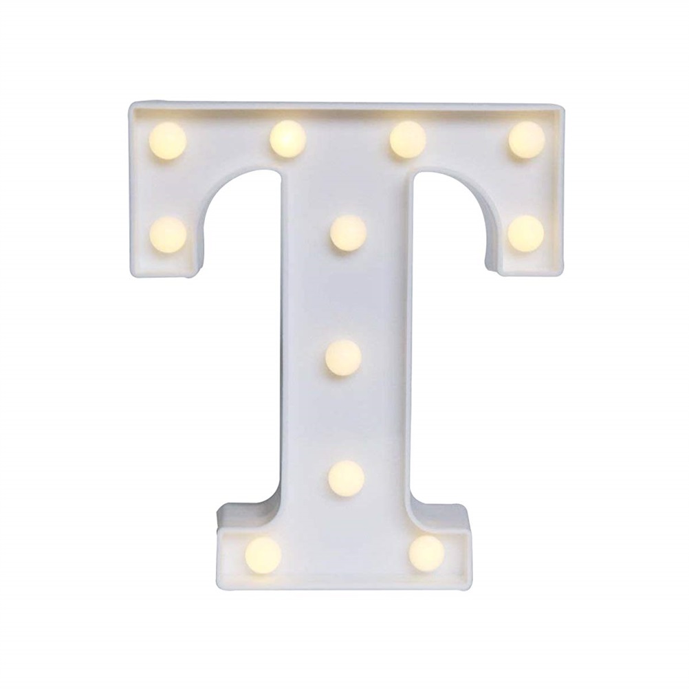 Led-leuchten In Form Der Buchstaben Und Zahlen T