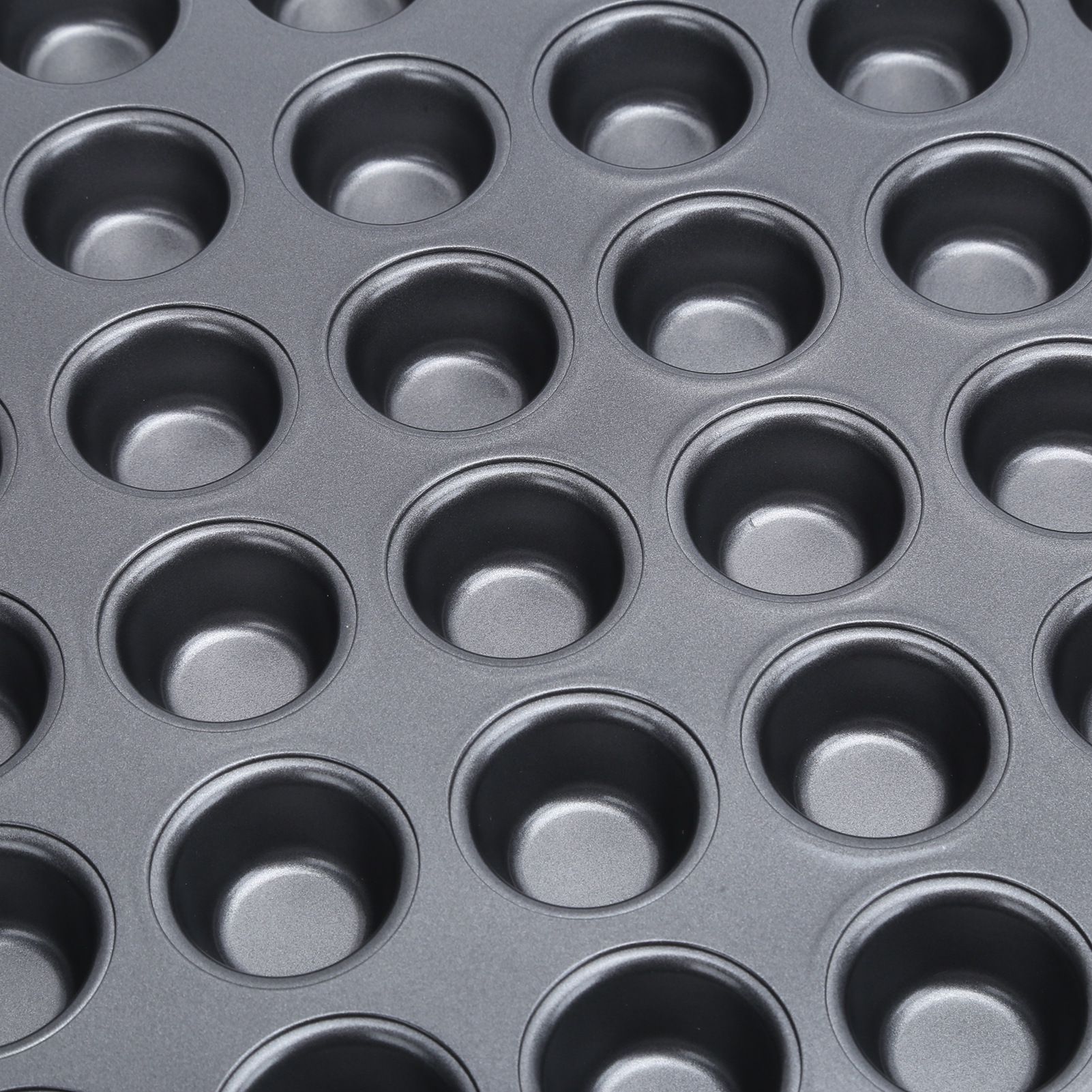 Runde Mini-muffinform Mit 48 Mulden, Antihaftbeschichtet – Backzubehör